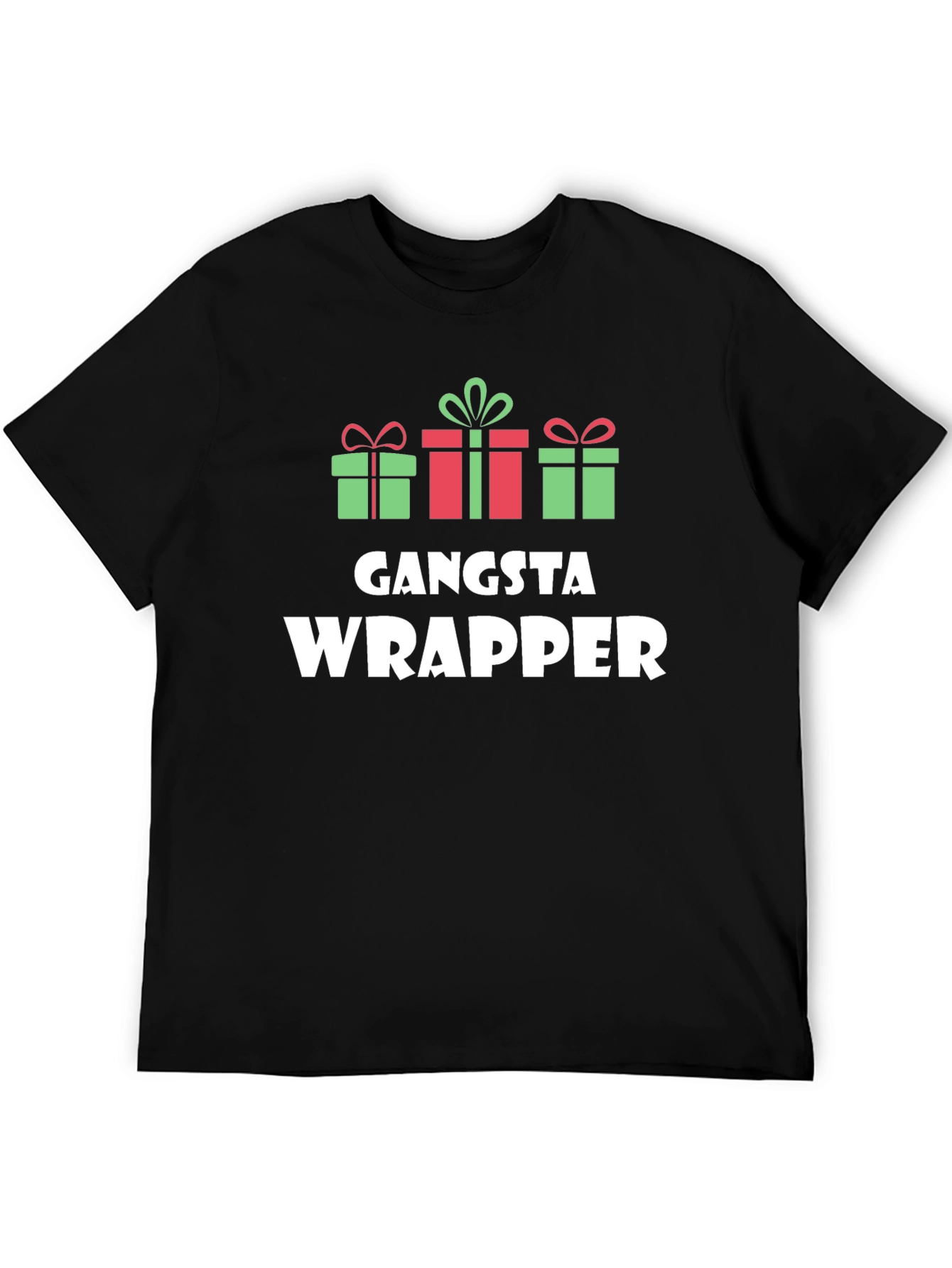 Gangsta Wrapper Christmas Graphic Tee