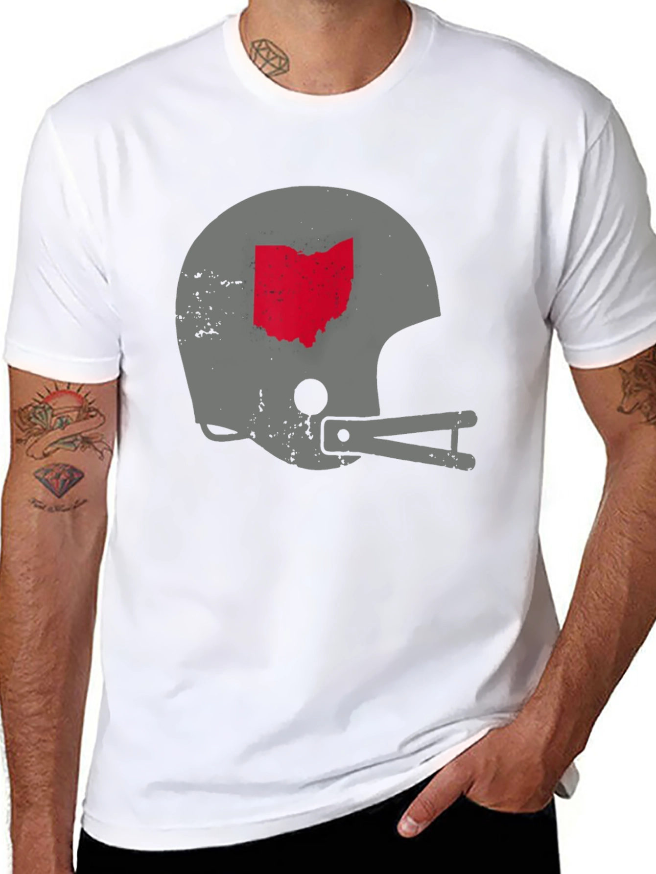 Ohio Football Helmet T-Shirt