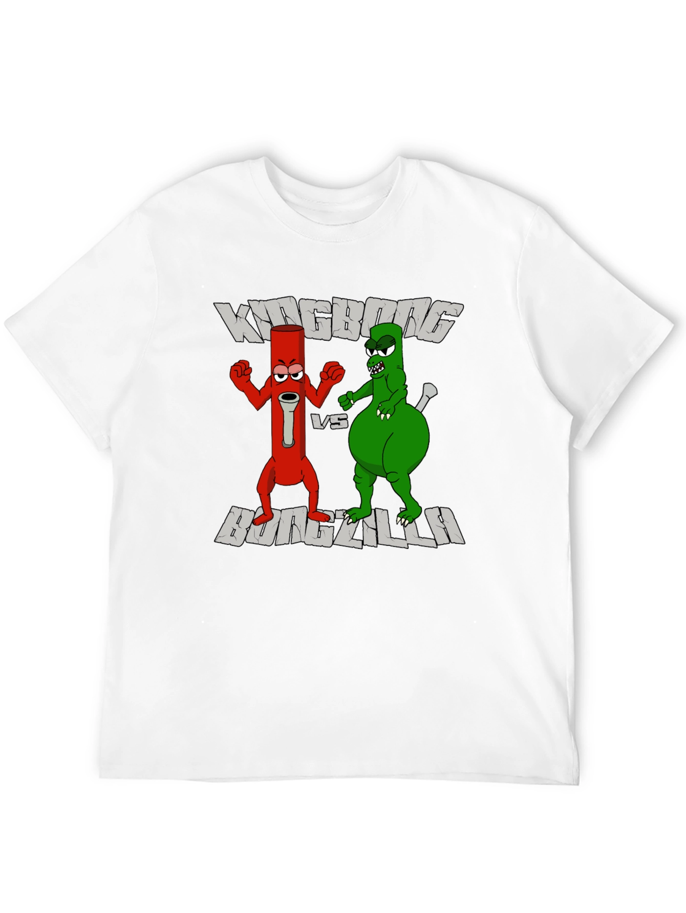Kingbong vs Bongzilla Funny Graphic Tee