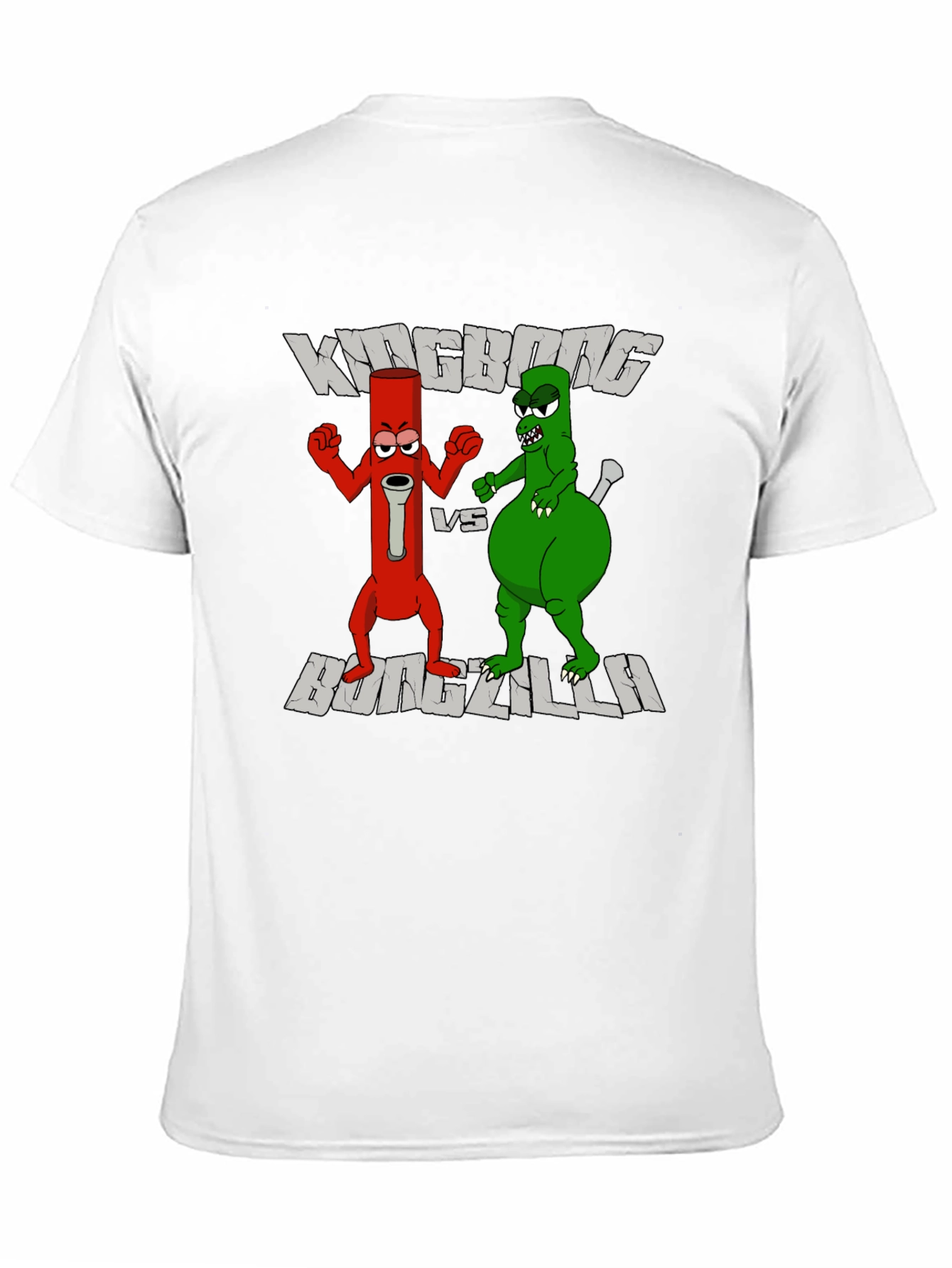 Kingbong vs Bongzilla Funny Graphic Tee