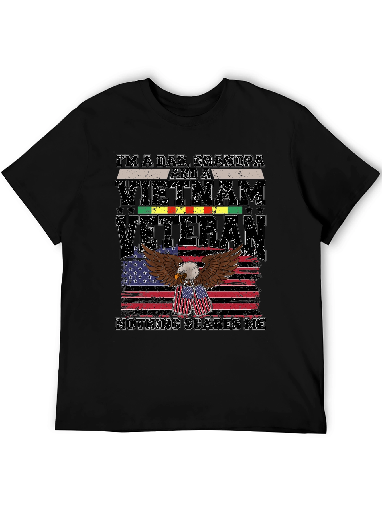 Dad Grandpa Vietnam Veteran Graphic T-Shirt