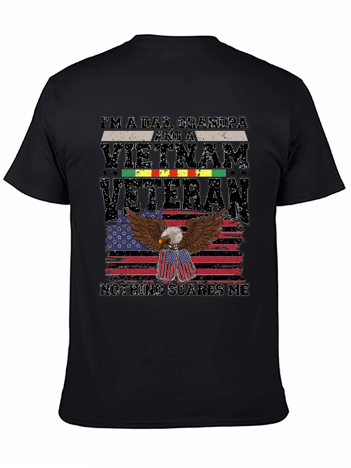 Dad Grandpa Vietnam Veteran Graphic T-Shirt