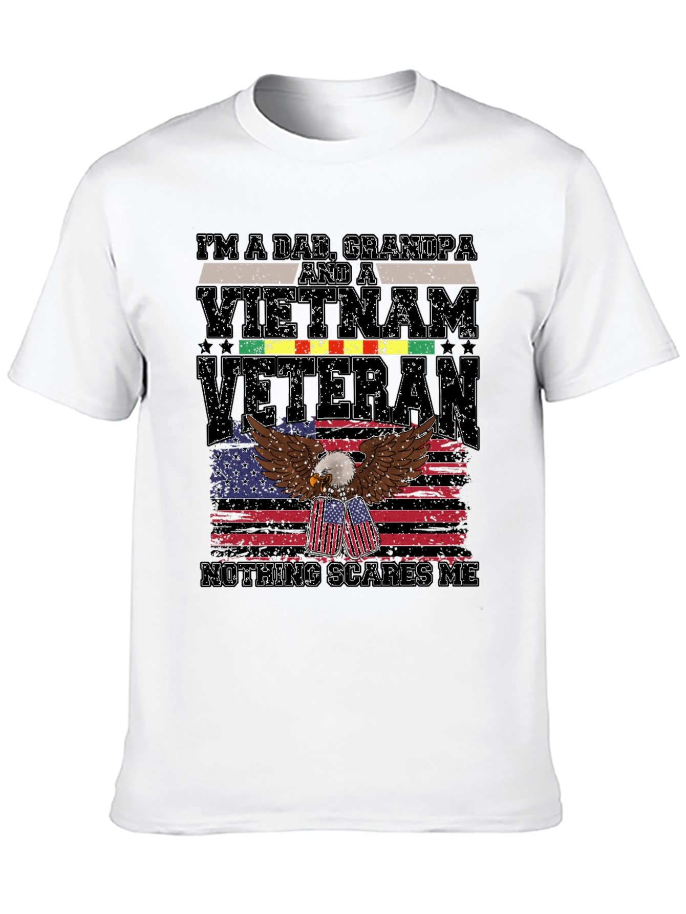 Dad Grandpa Vietnam Veteran Graphic T-Shirt