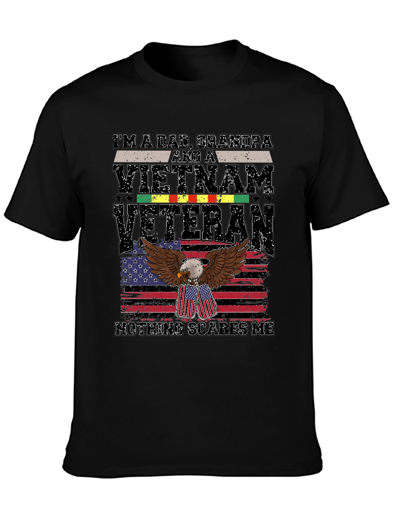 Dad Grandpa Vietnam Veteran Graphic T-Shirt