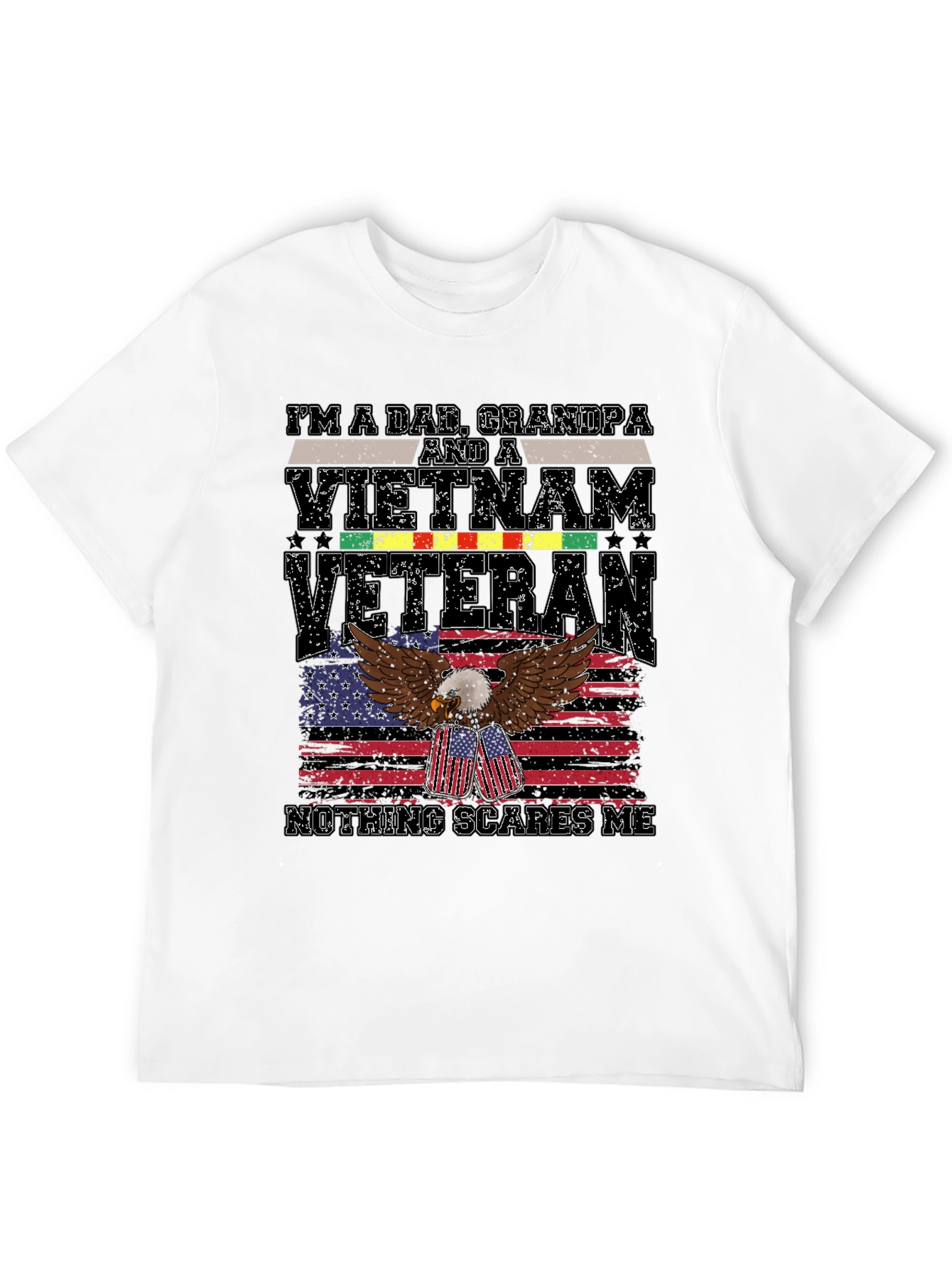 Dad Grandpa Vietnam Veteran Graphic T-Shirt