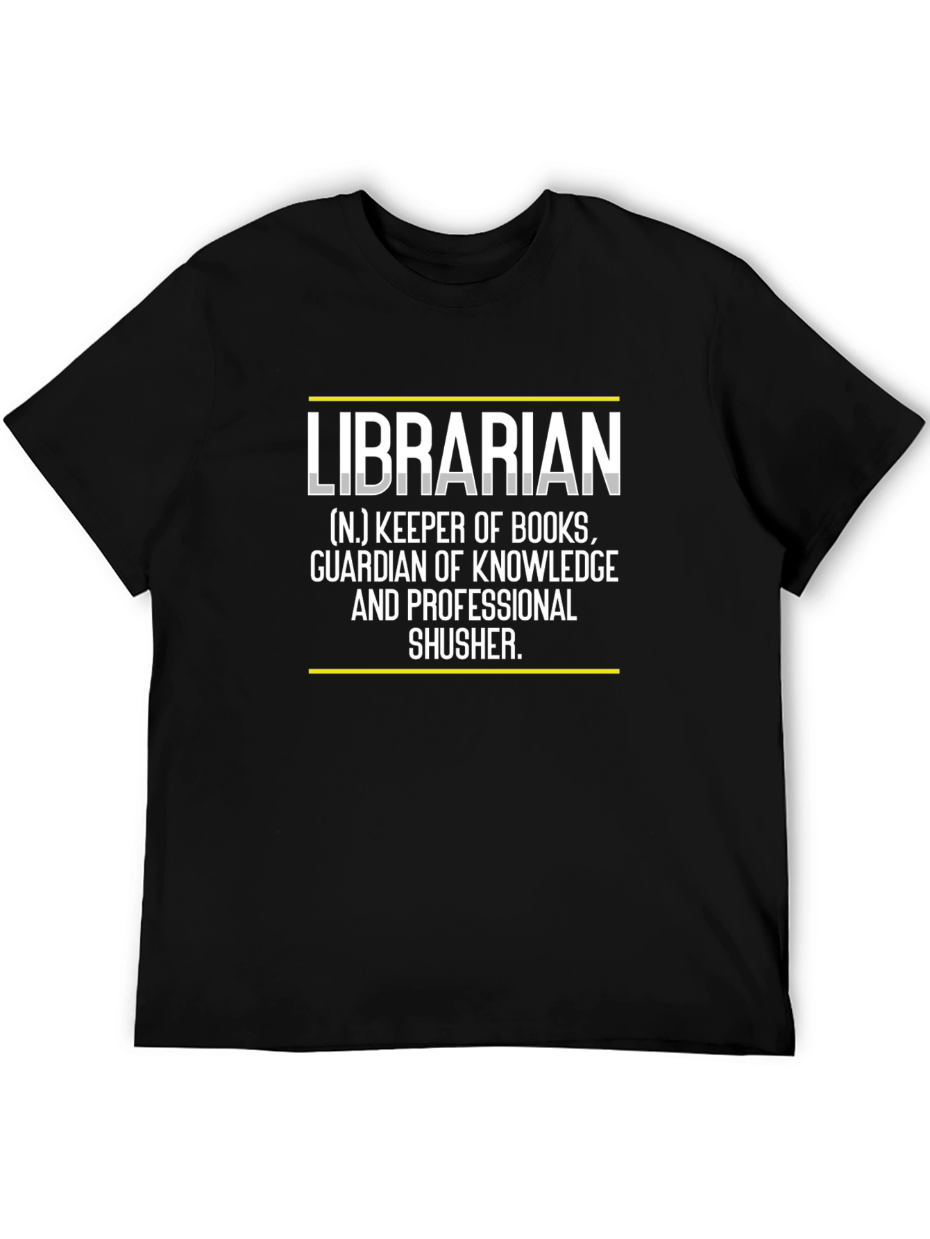 Librarian Definition Black T-Shirt