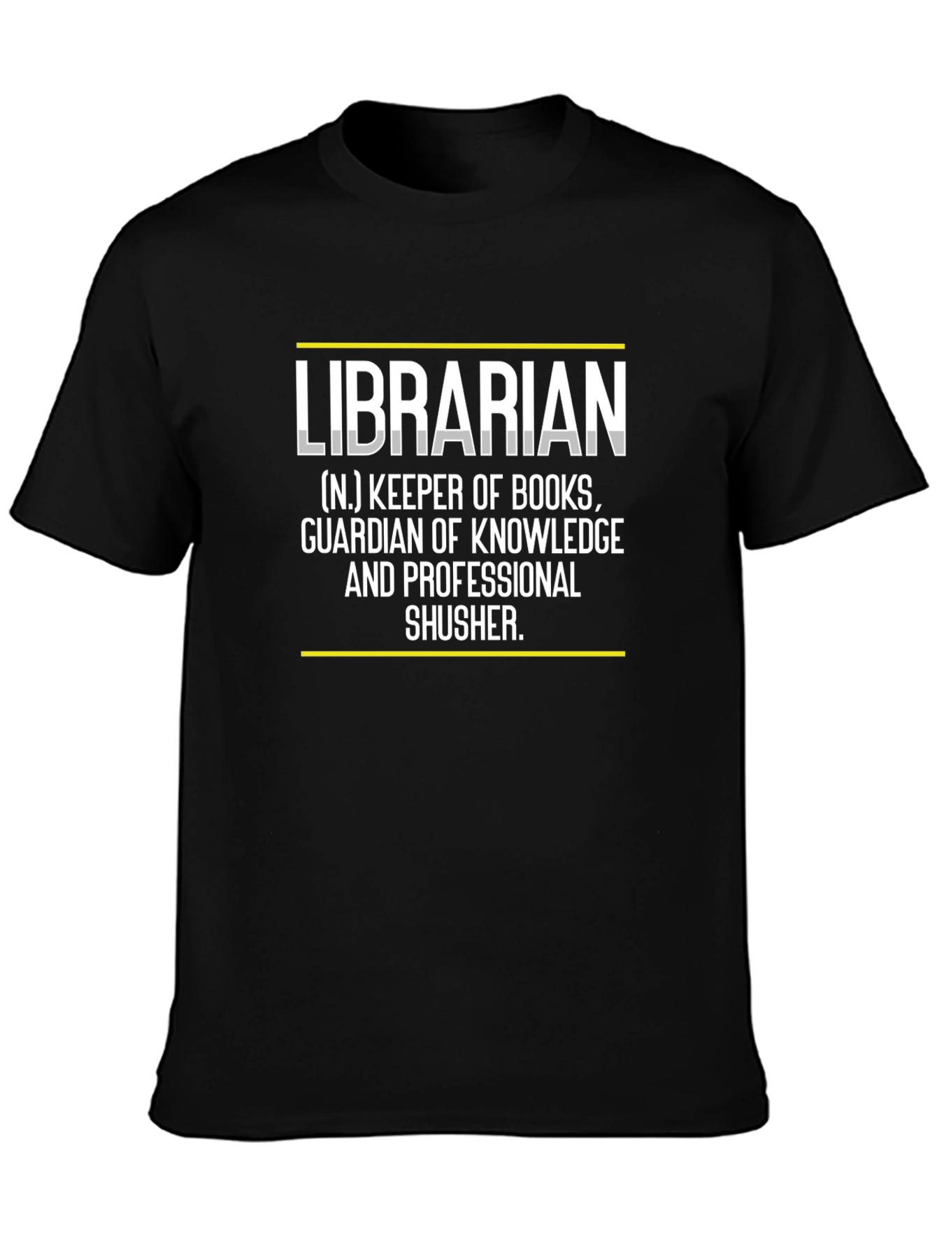 Librarian Definition Black T-Shirt