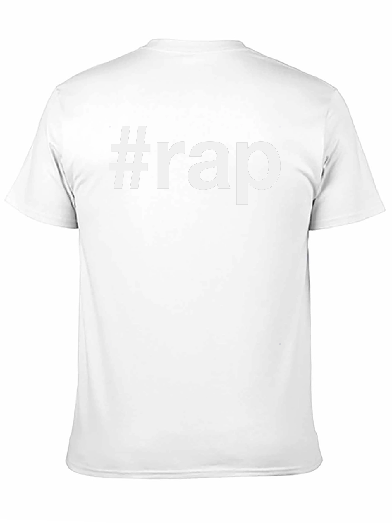 #rap Graphic Tee - Black Short Sleeve T-Shirt