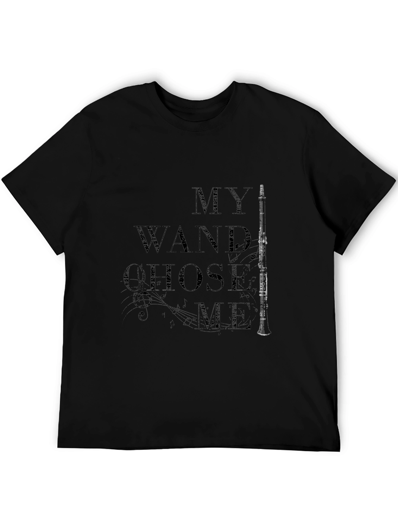 My Wand Chose Me Clarinet T-Shirt