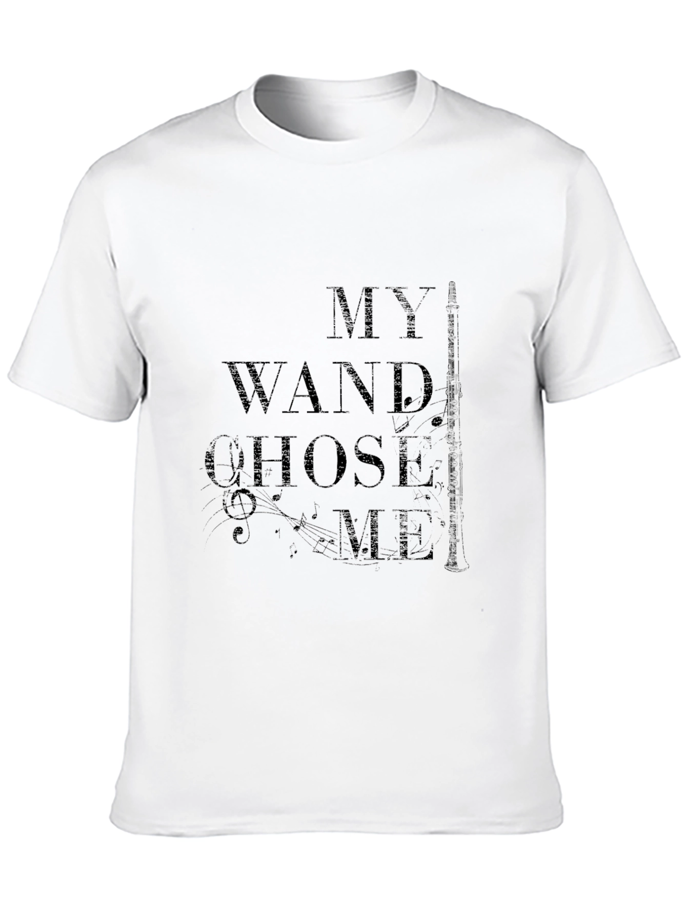 My Wand Chose Me Clarinet T-Shirt
