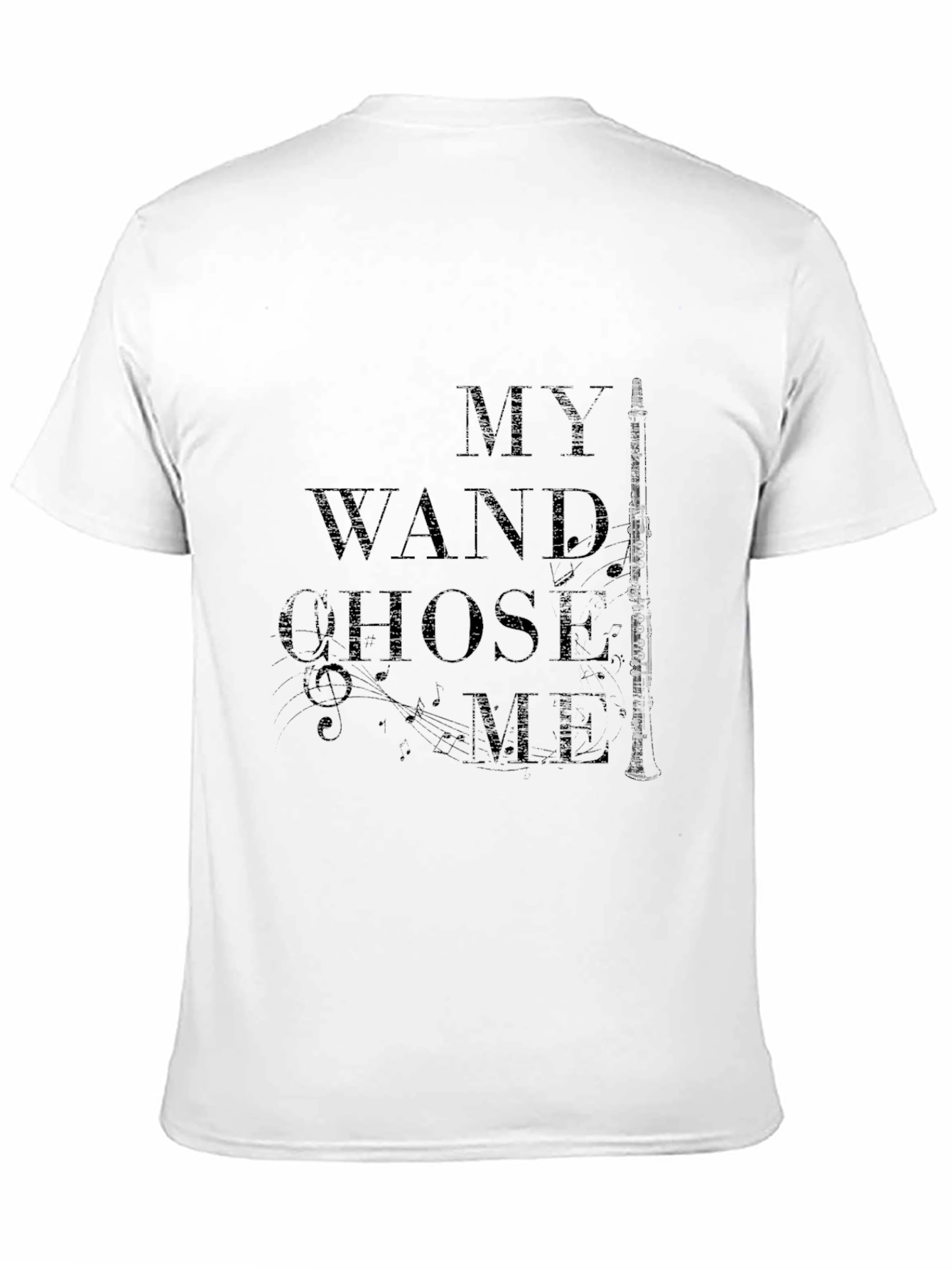 My Wand Chose Me Clarinet T-Shirt