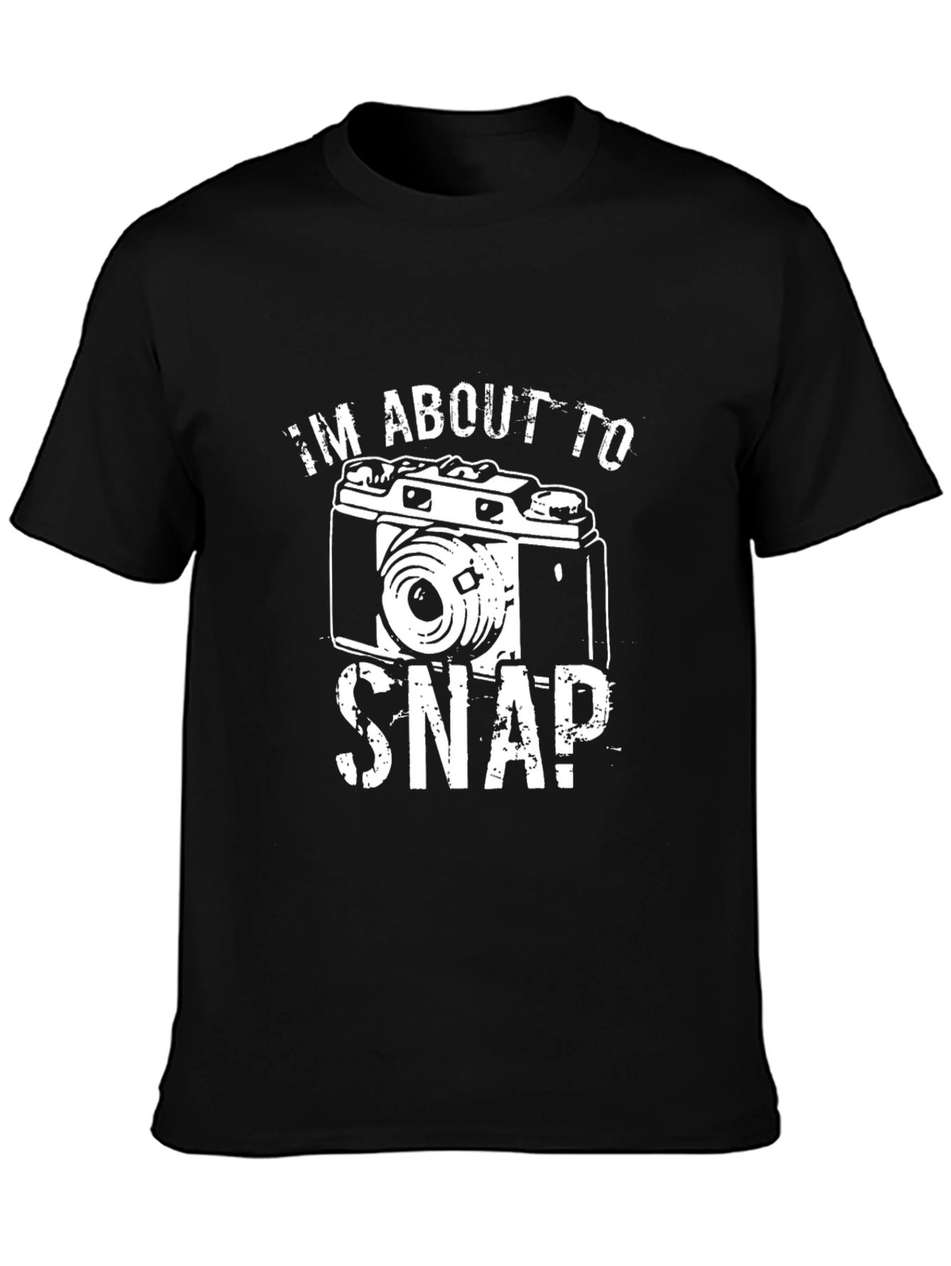 Im About To Snap! Camera Graphic T-Shirt