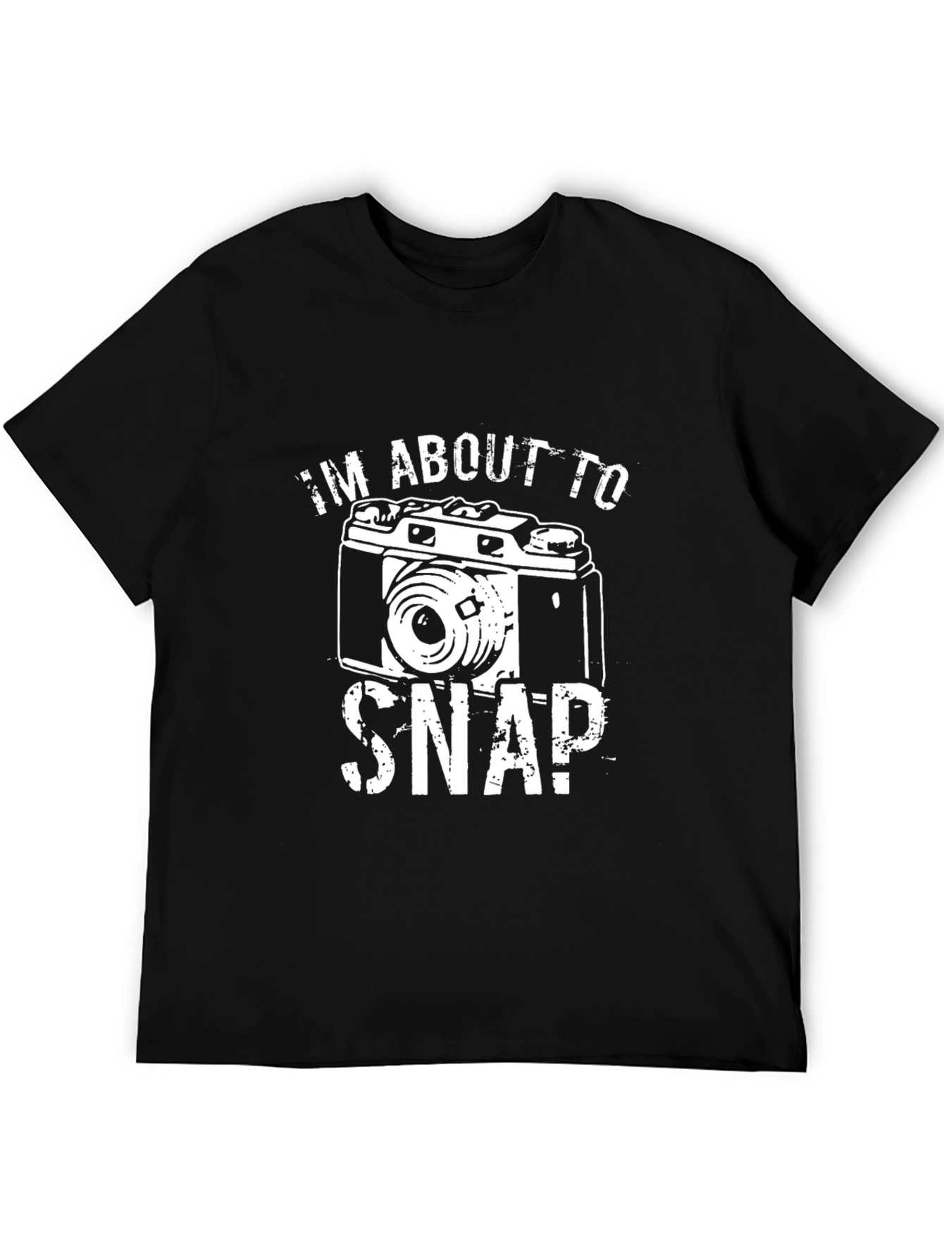 Im About To Snap! Camera Graphic T-Shirt