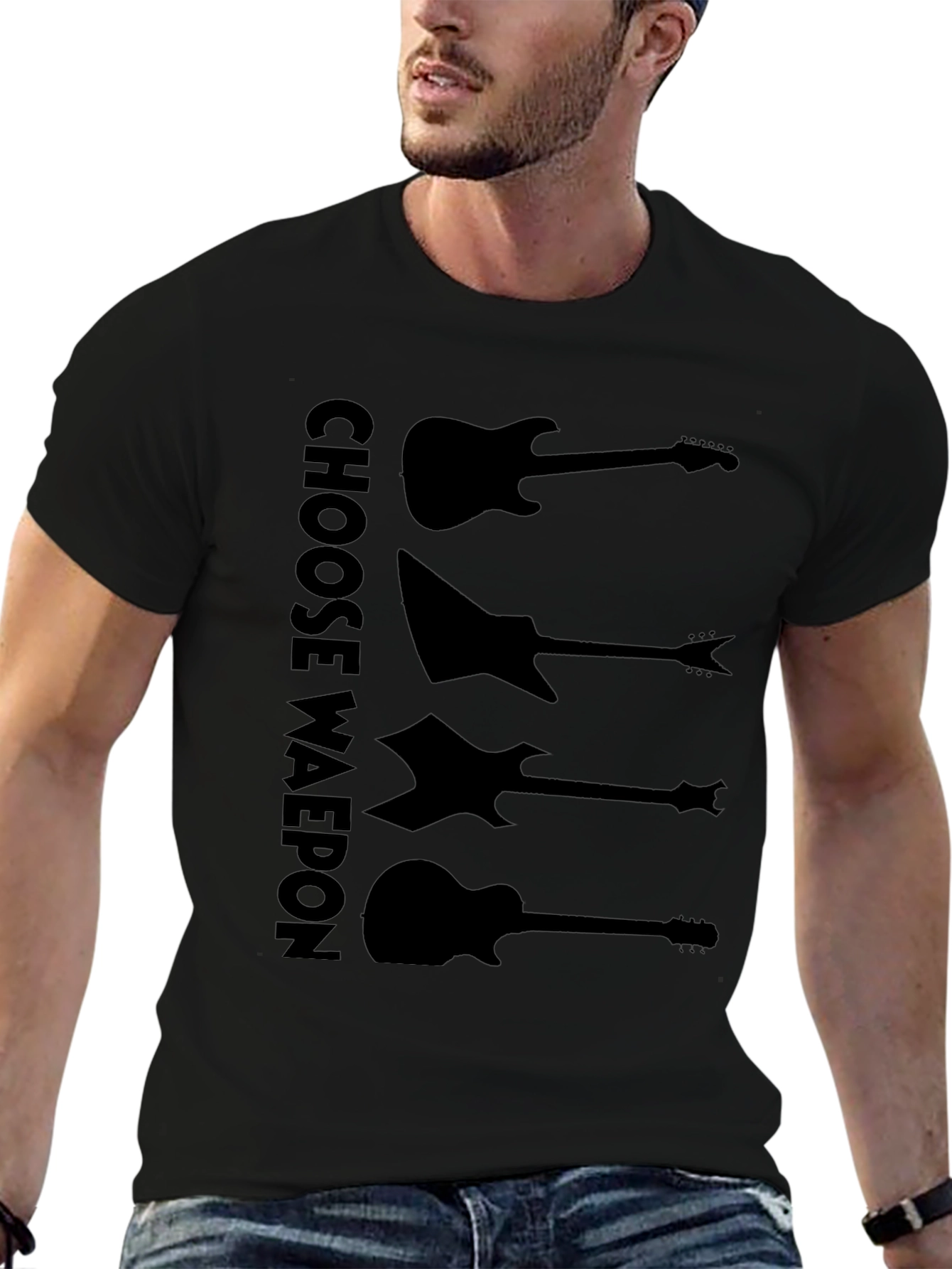 Choose Weapon Guitar T-Shirt