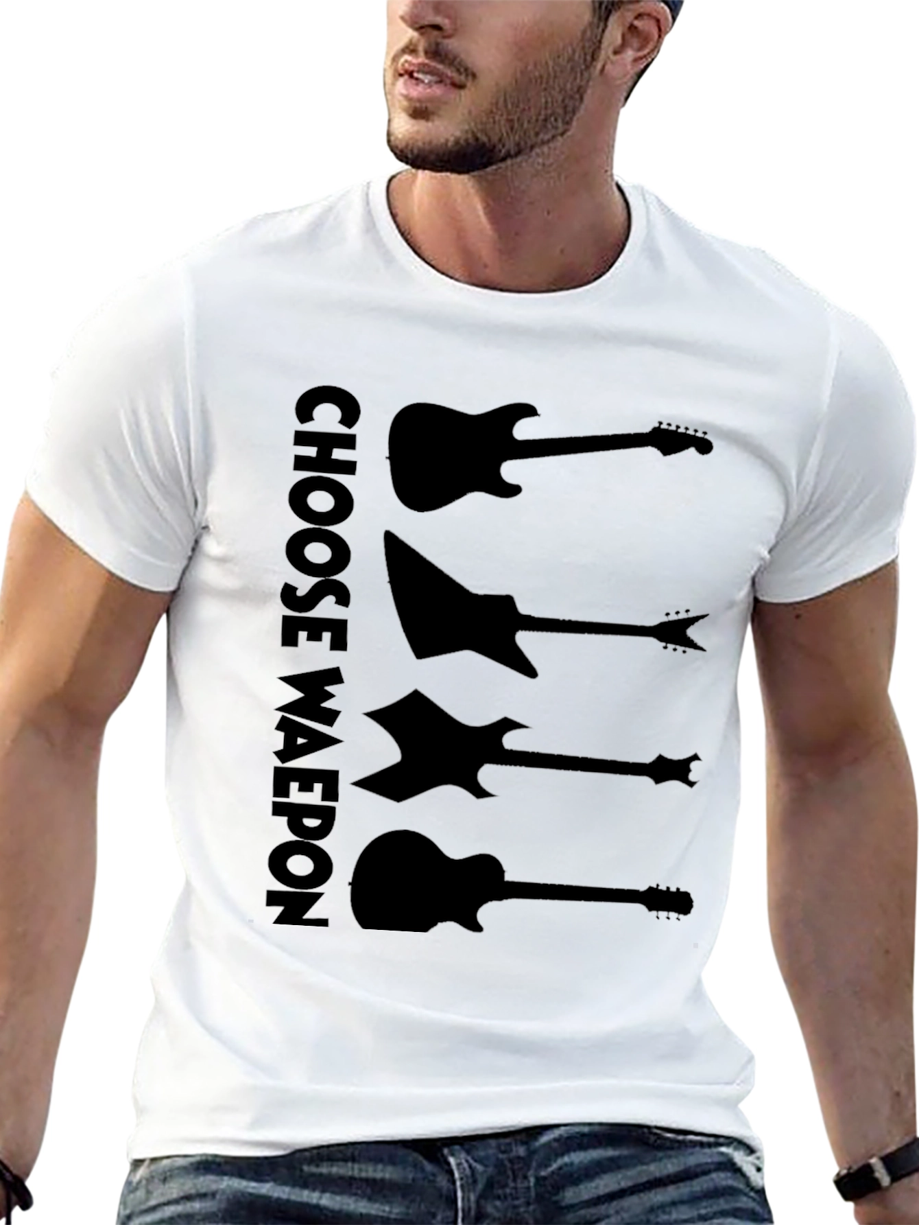 Choose Weapon Guitar T-Shirt
