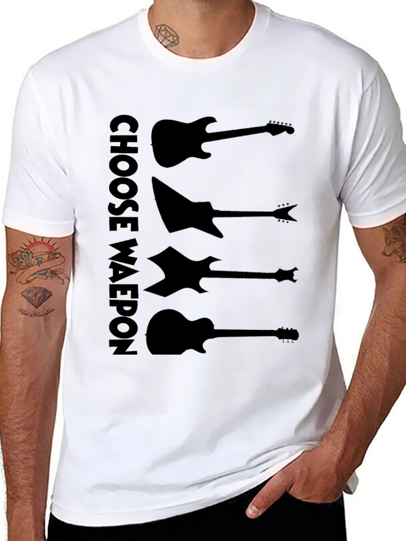 Choose Weapon Guitar T-Shirt