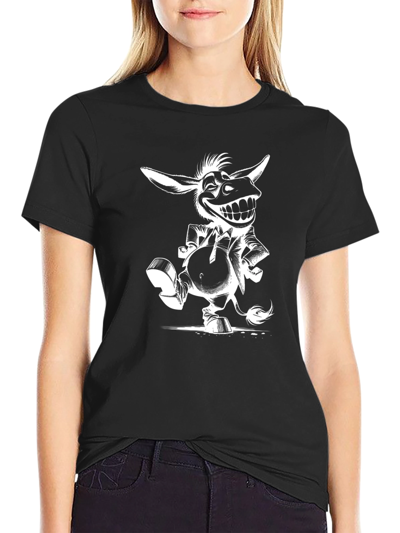 Funny Donkey T-Shirt - Cartoon Animal Tee