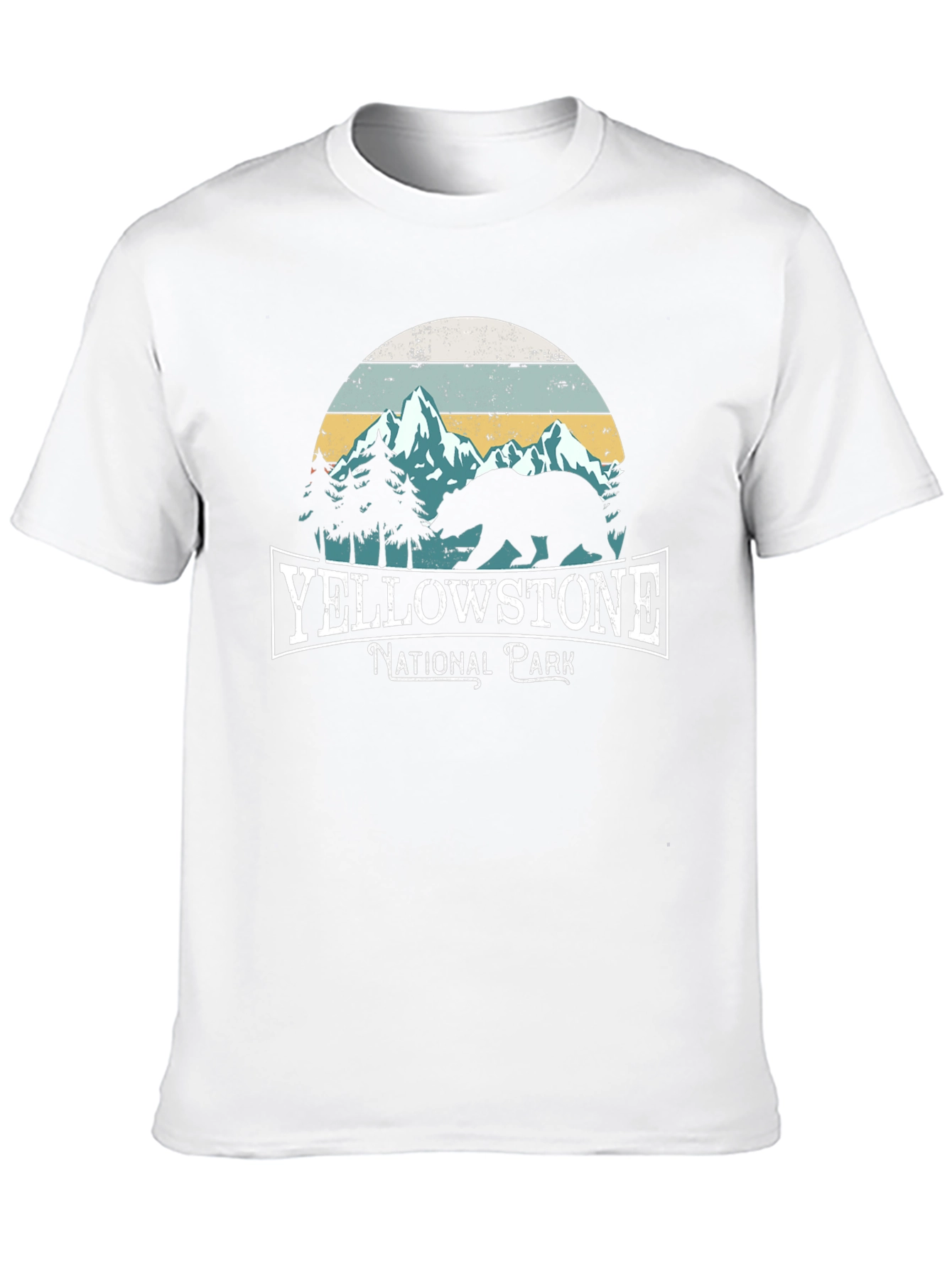 Yellowstone National Park Black T-Shirt