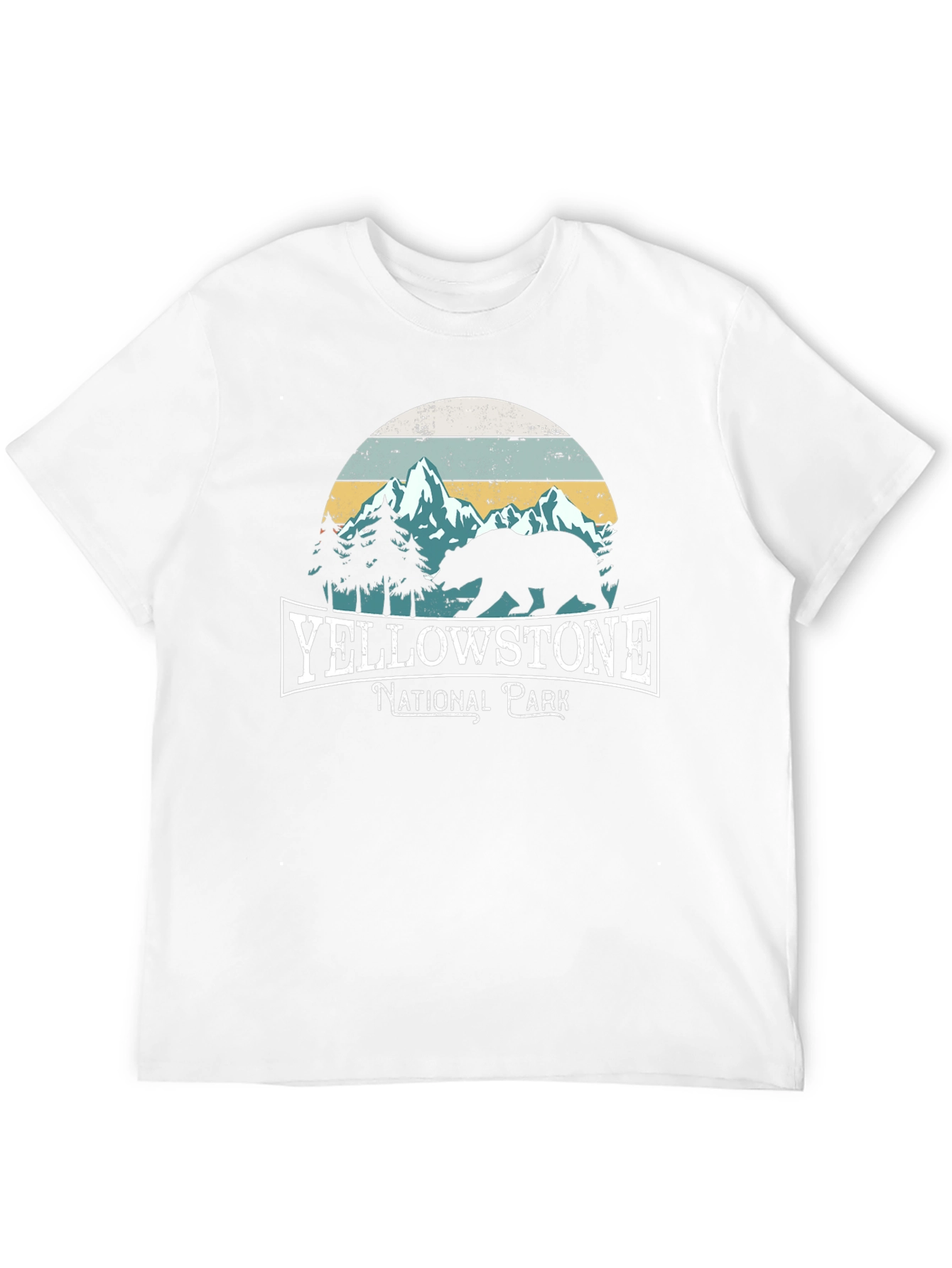 Yellowstone National Park Black T-Shirt
