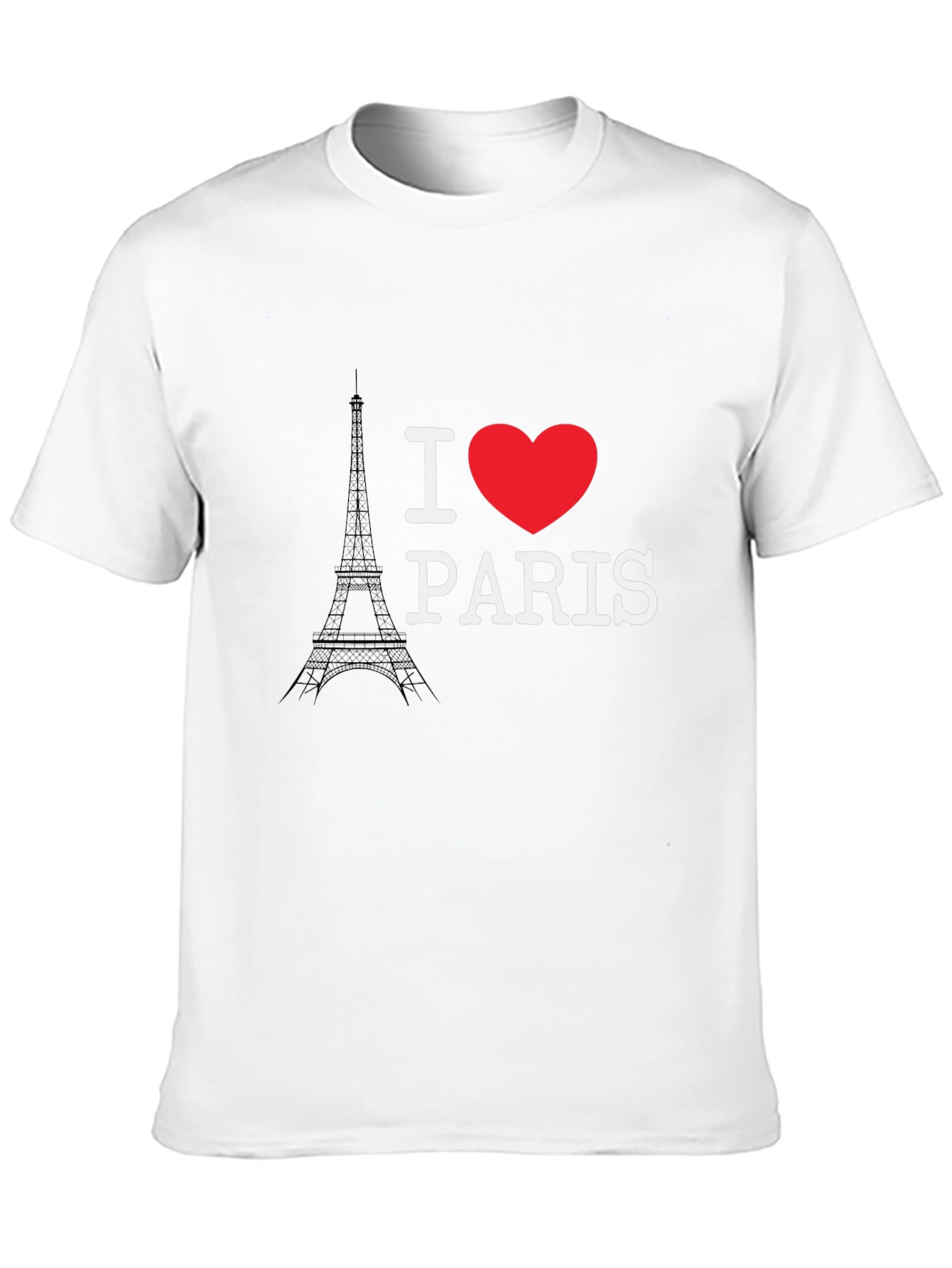 I Love Paris T-Shirt - Eiffel Tower Graphic Tee