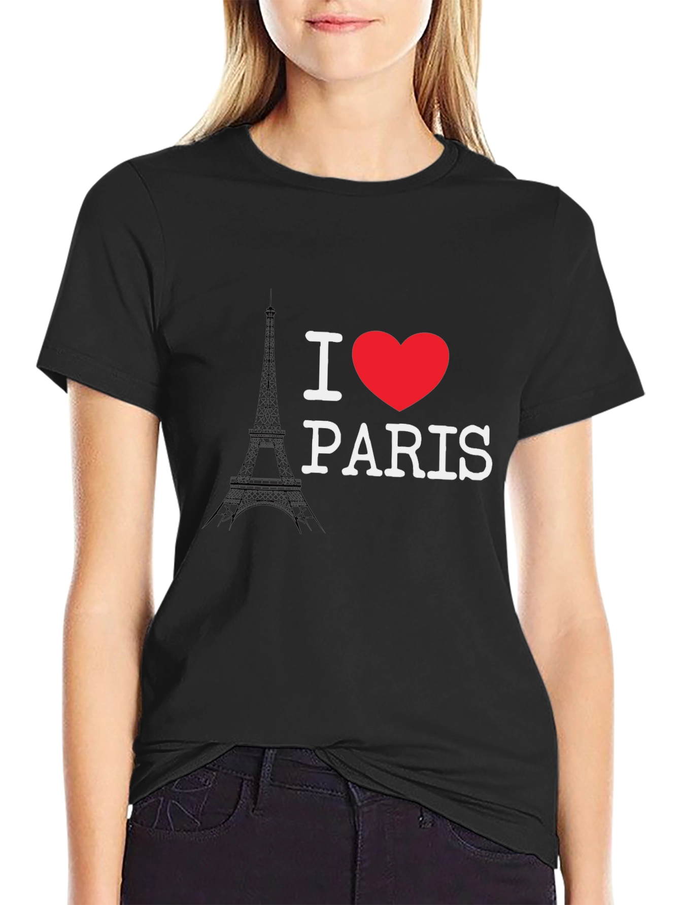 I Love Paris T-Shirt - Eiffel Tower Graphic Tee