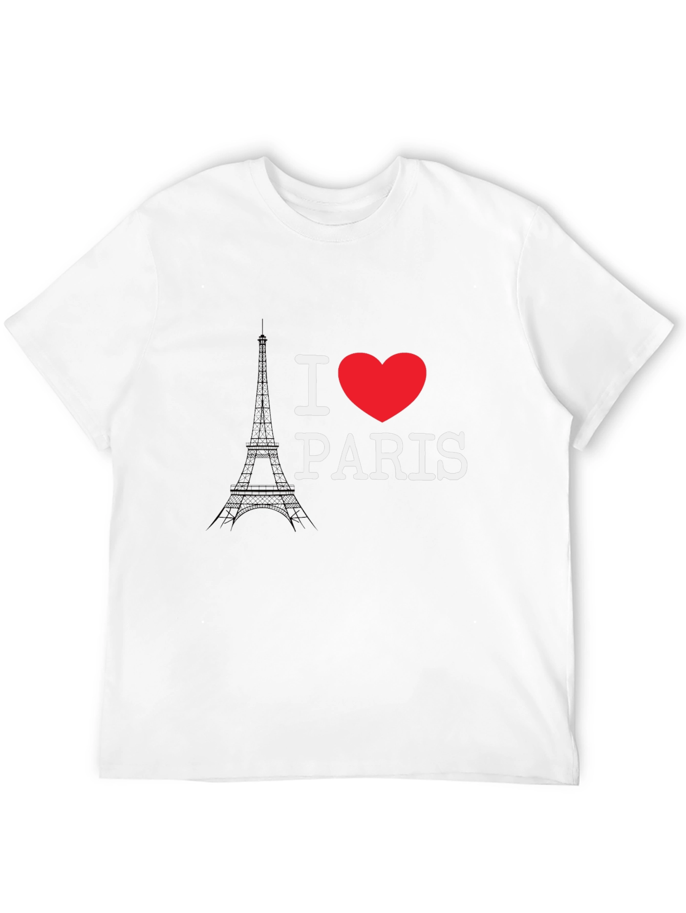 I Love Paris T-Shirt - Eiffel Tower Graphic Tee