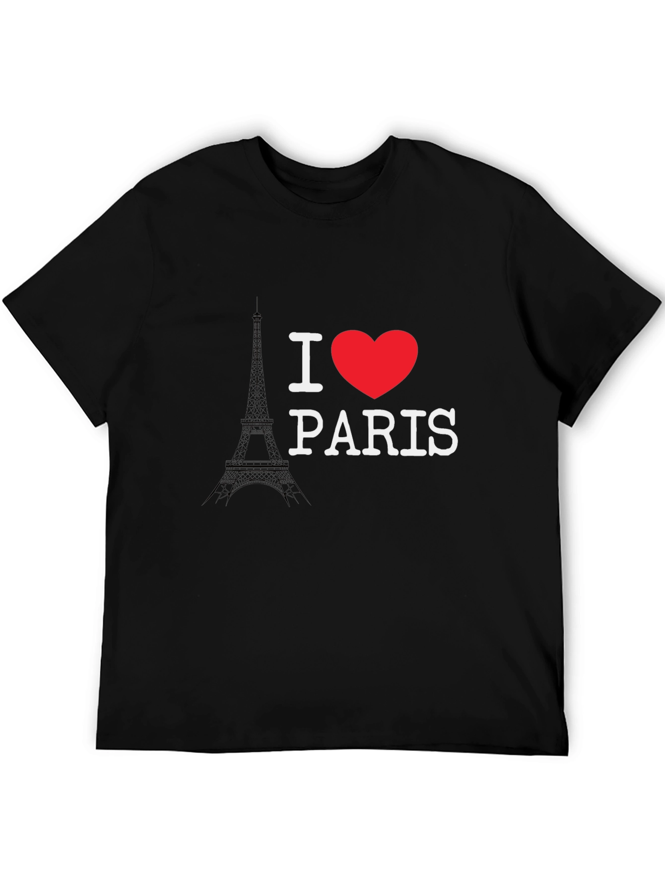 I Love Paris T-Shirt - Eiffel Tower Graphic Tee