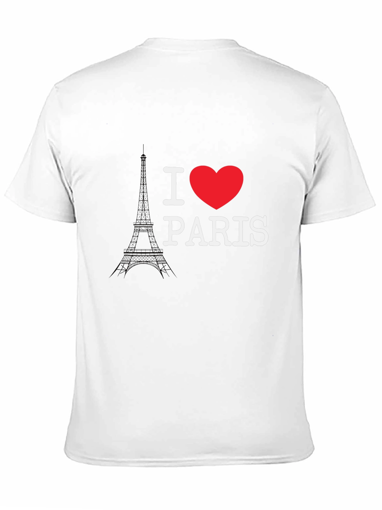 I Love Paris T-Shirt - Eiffel Tower Graphic Tee