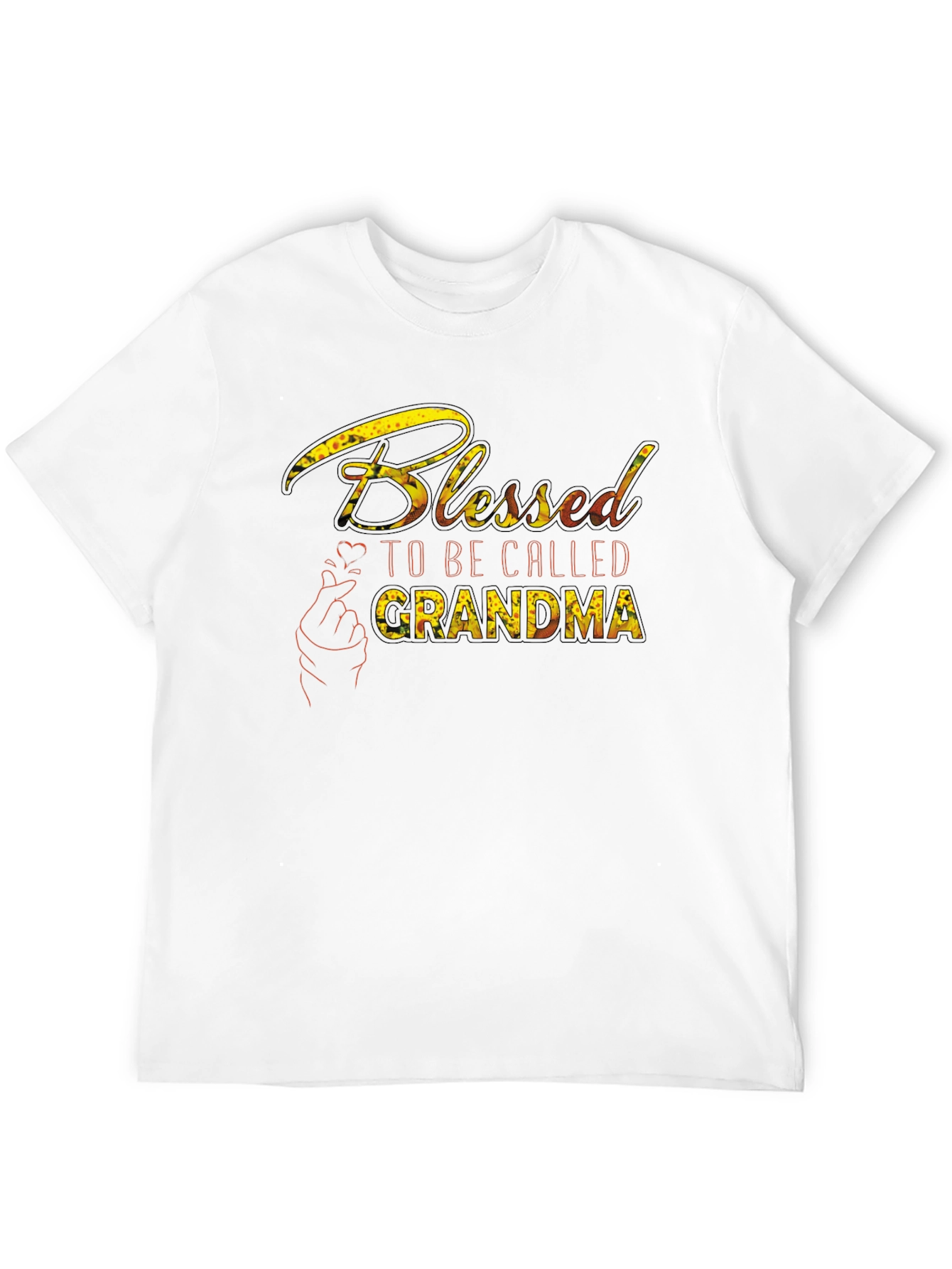 Blessed Grandma Graphic Tee - Black