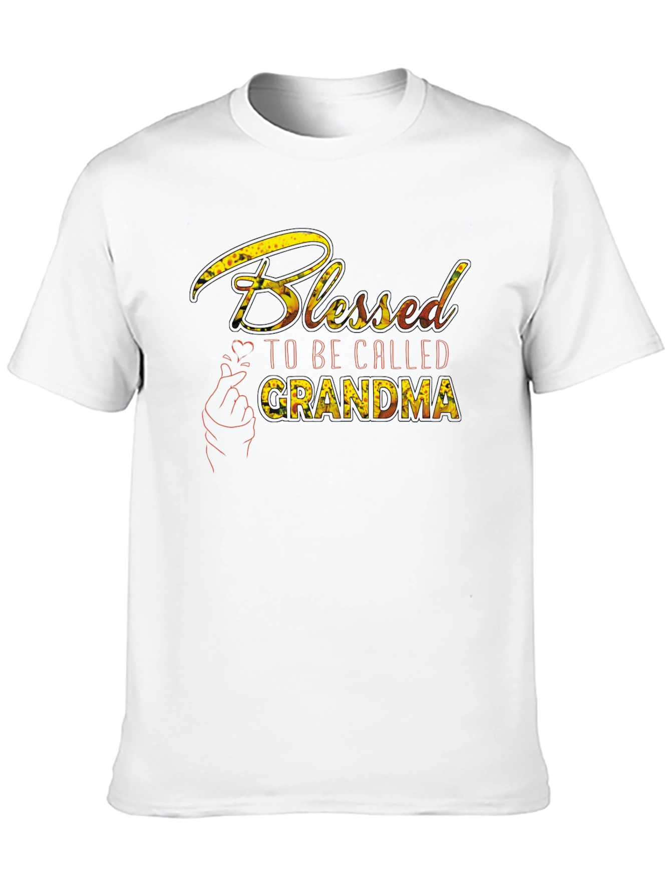 Blessed Grandma Graphic Tee - Black