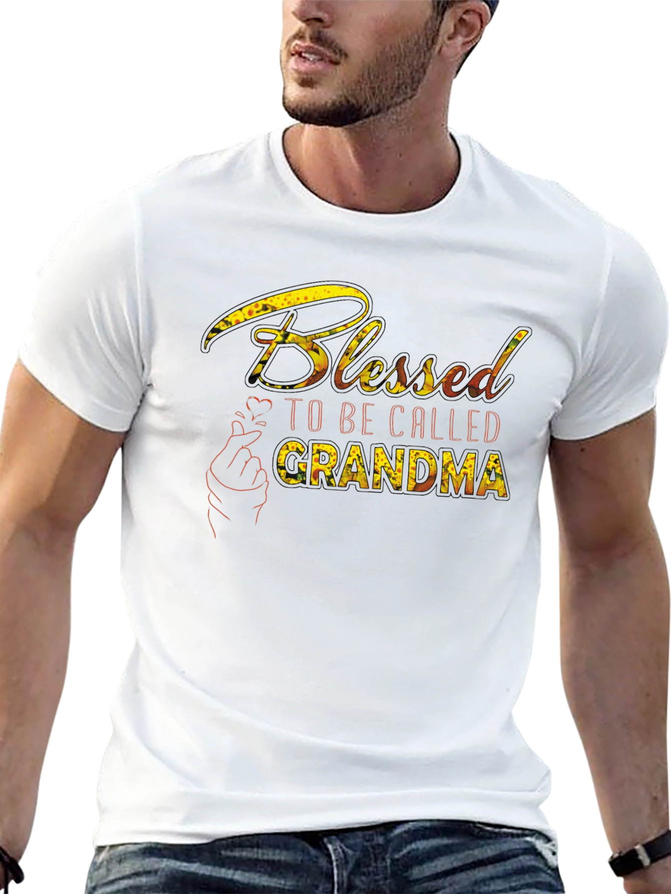 Blessed Grandma Graphic Tee - Black