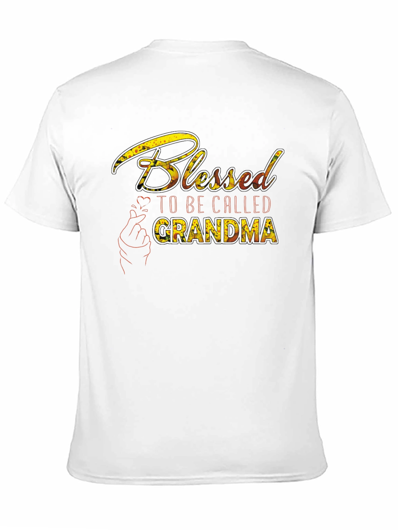Blessed Grandma Graphic Tee - Black