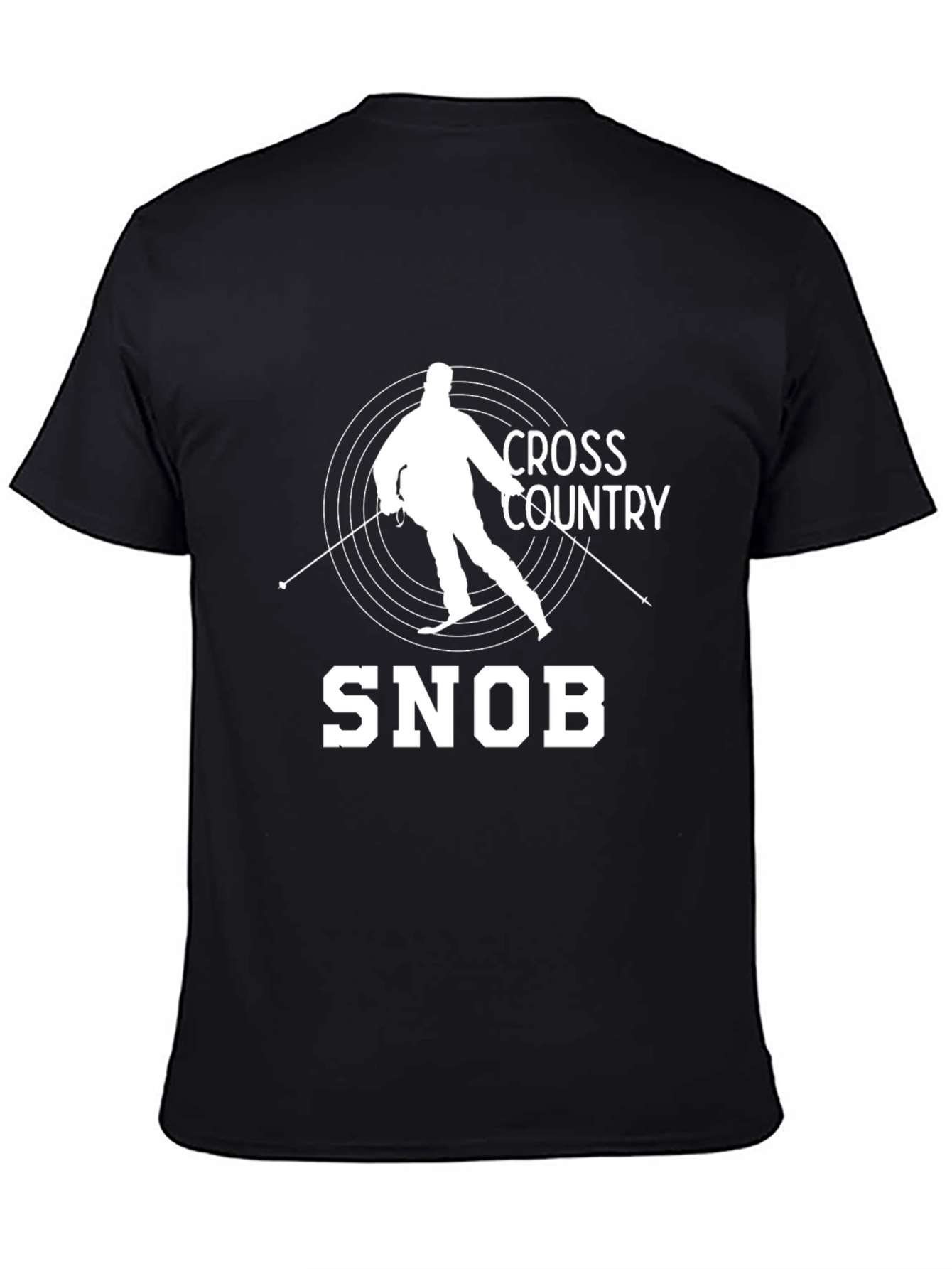 Cross Country Snob T-Shirt - Skiing Graphic Tee