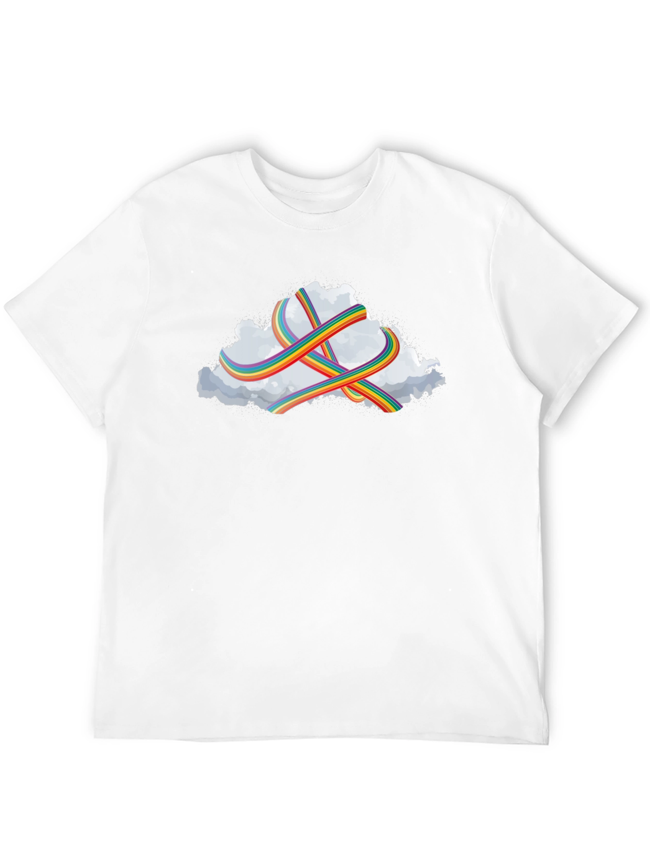 Rainbow Cloud T-Shirt: Stylish Comfort
