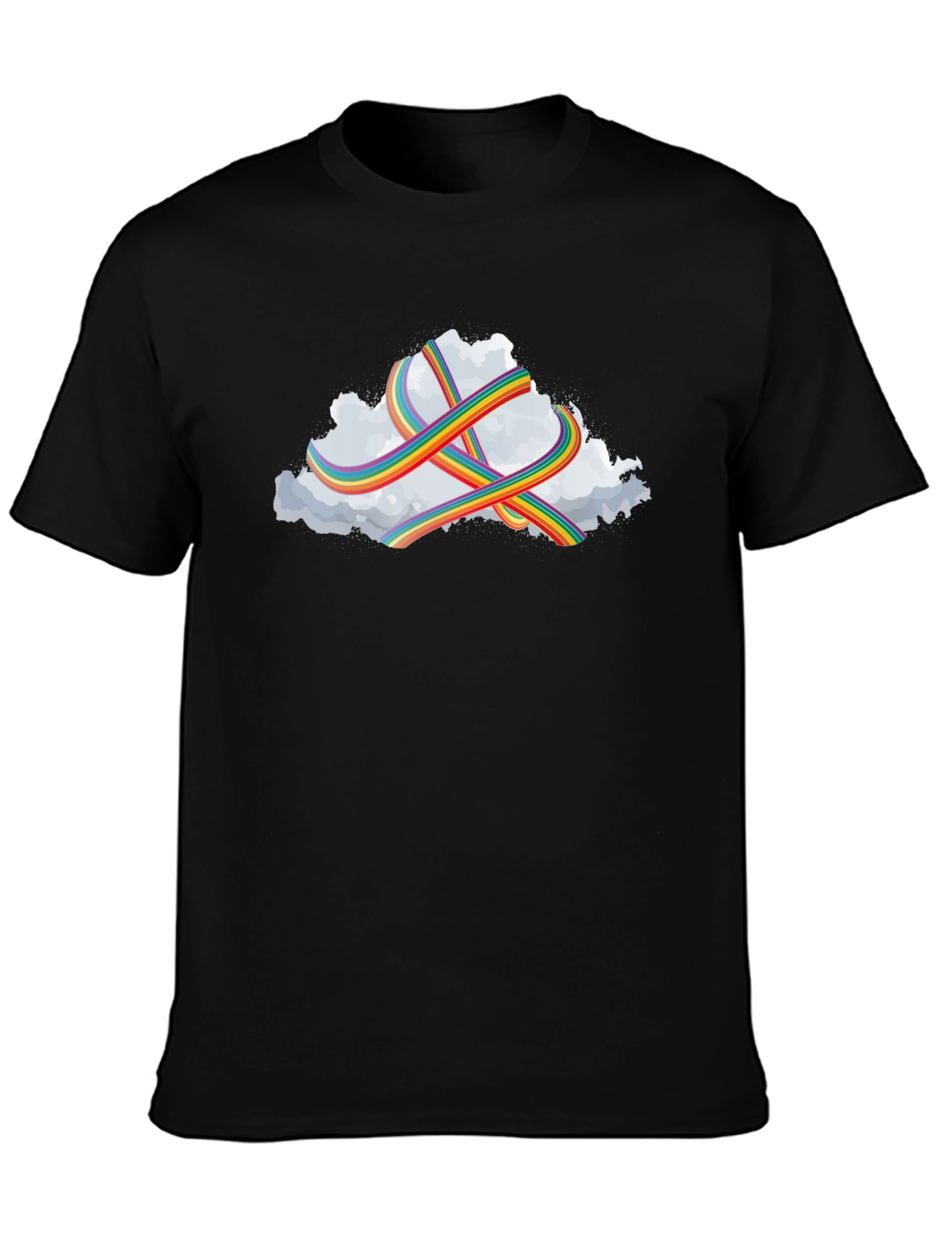 Rainbow Cloud T-Shirt: Stylish Comfort
