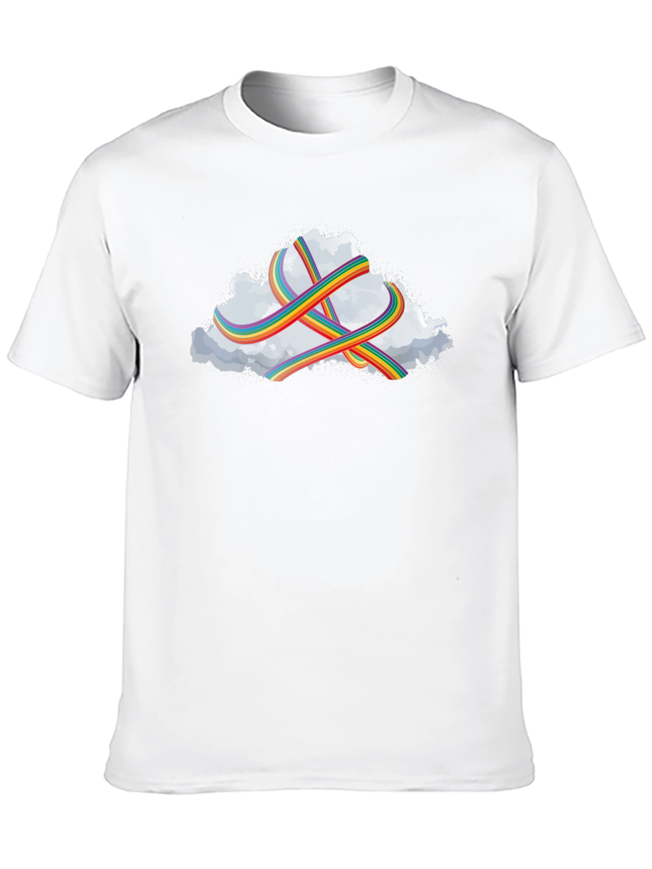 Rainbow Cloud T-Shirt: Stylish Comfort