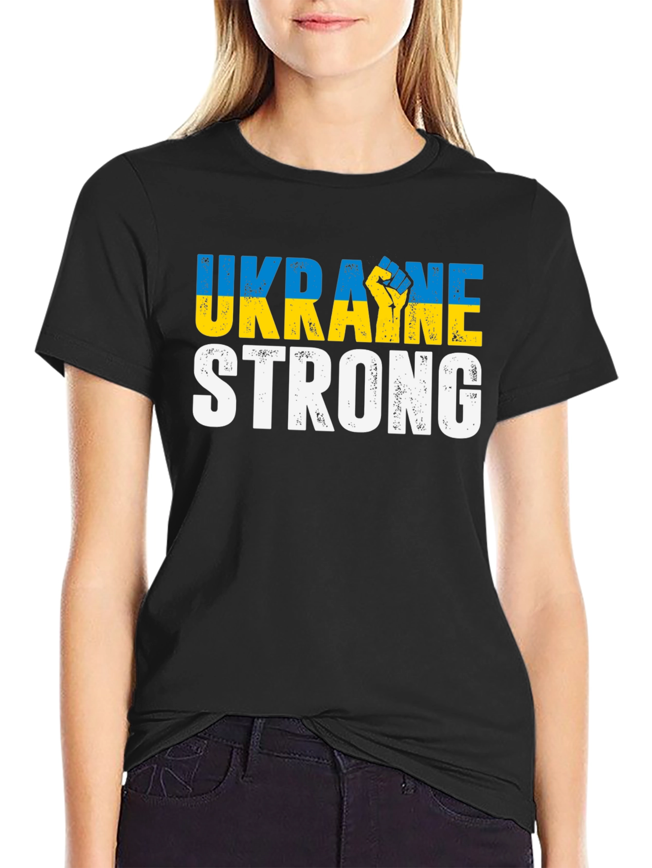 Ukraine Strong T-Shirt - Stand with Ukraine