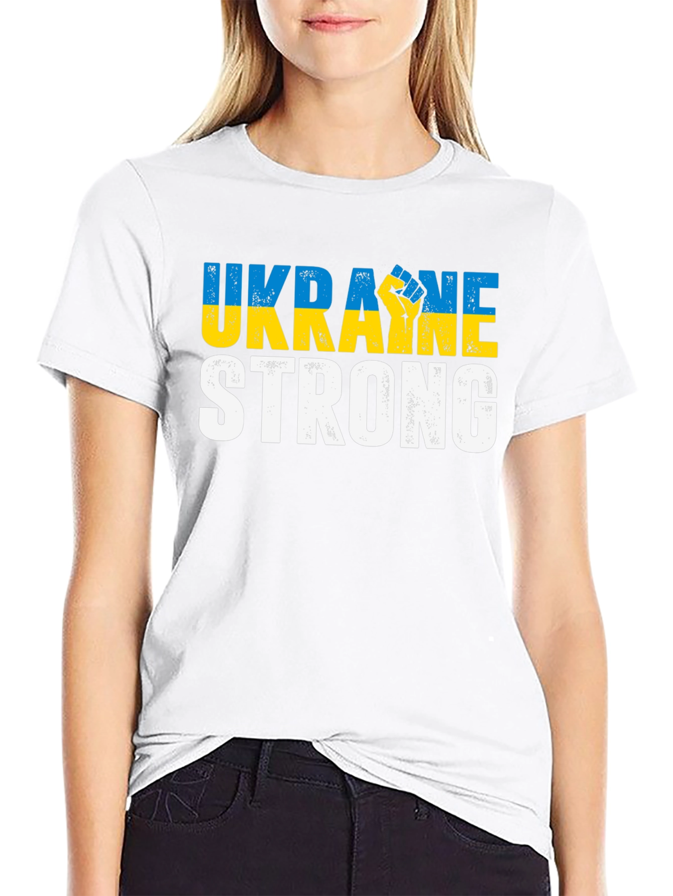 Ukraine Strong T-Shirt - Stand with Ukraine