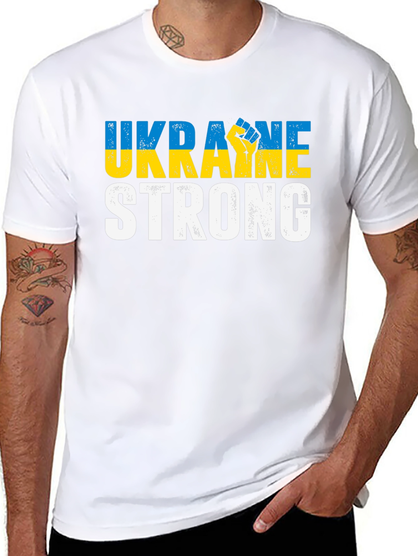Ukraine Strong T-Shirt - Stand with Ukraine