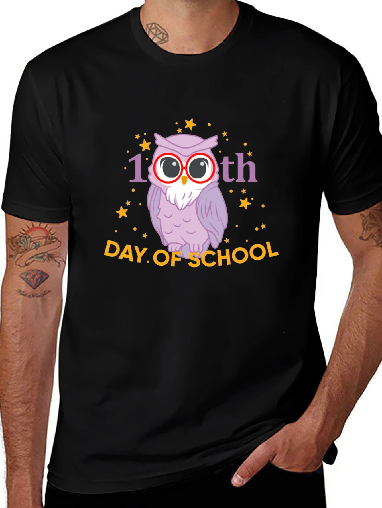 100th Day Of School Owl T-shirt