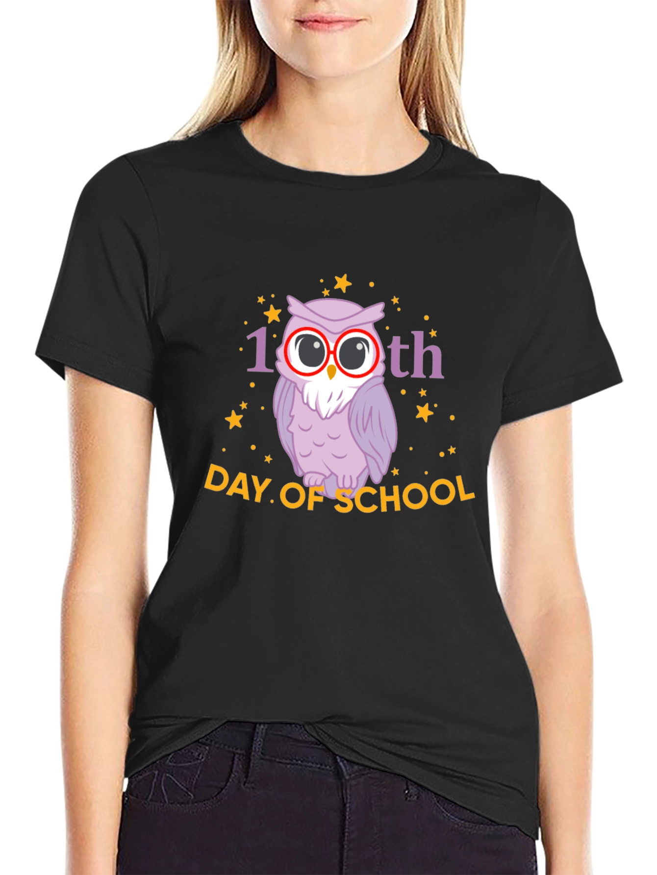 100th Day Of School Owl T-shirt