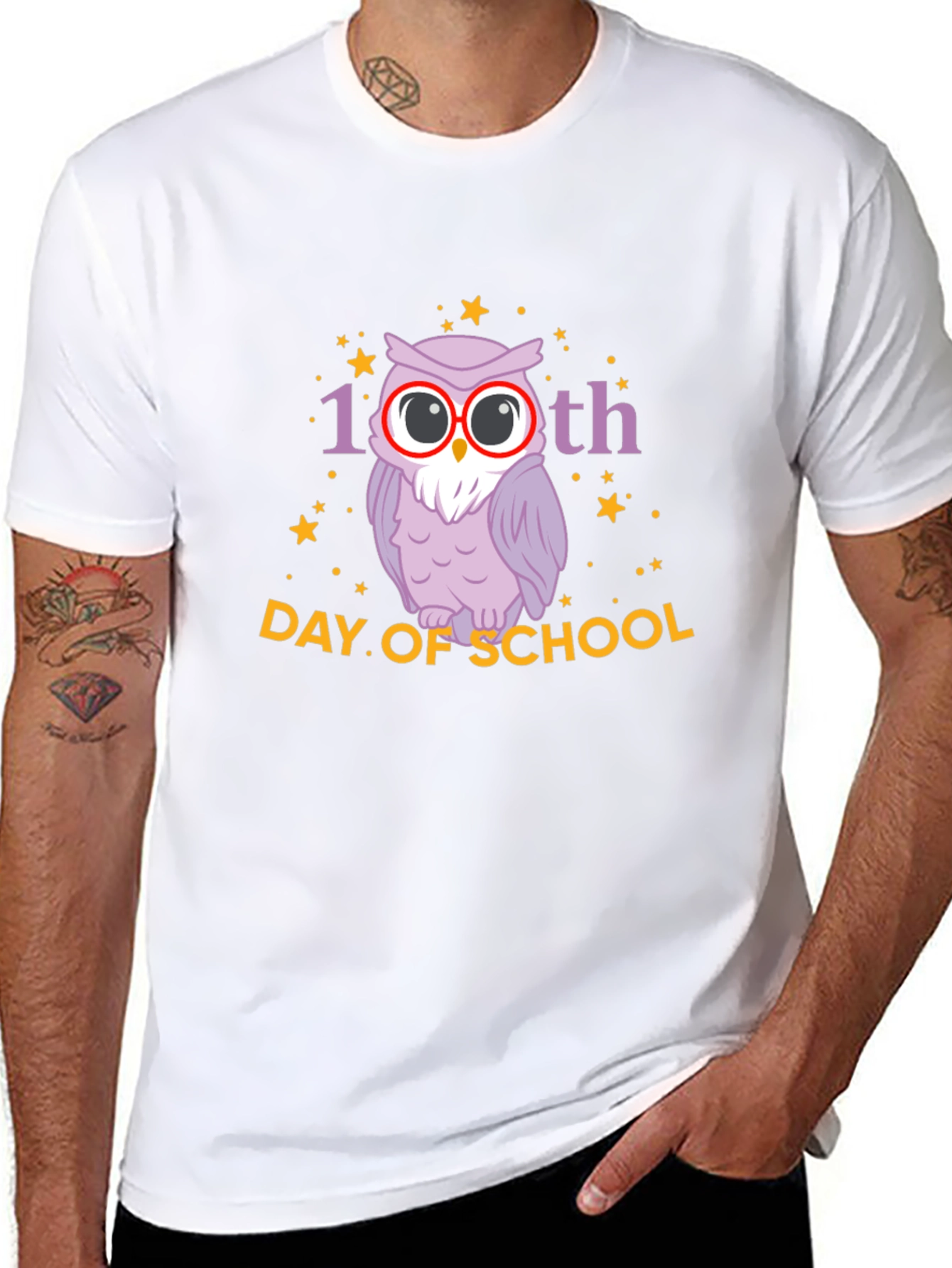 100th Day Of School Owl T-shirt