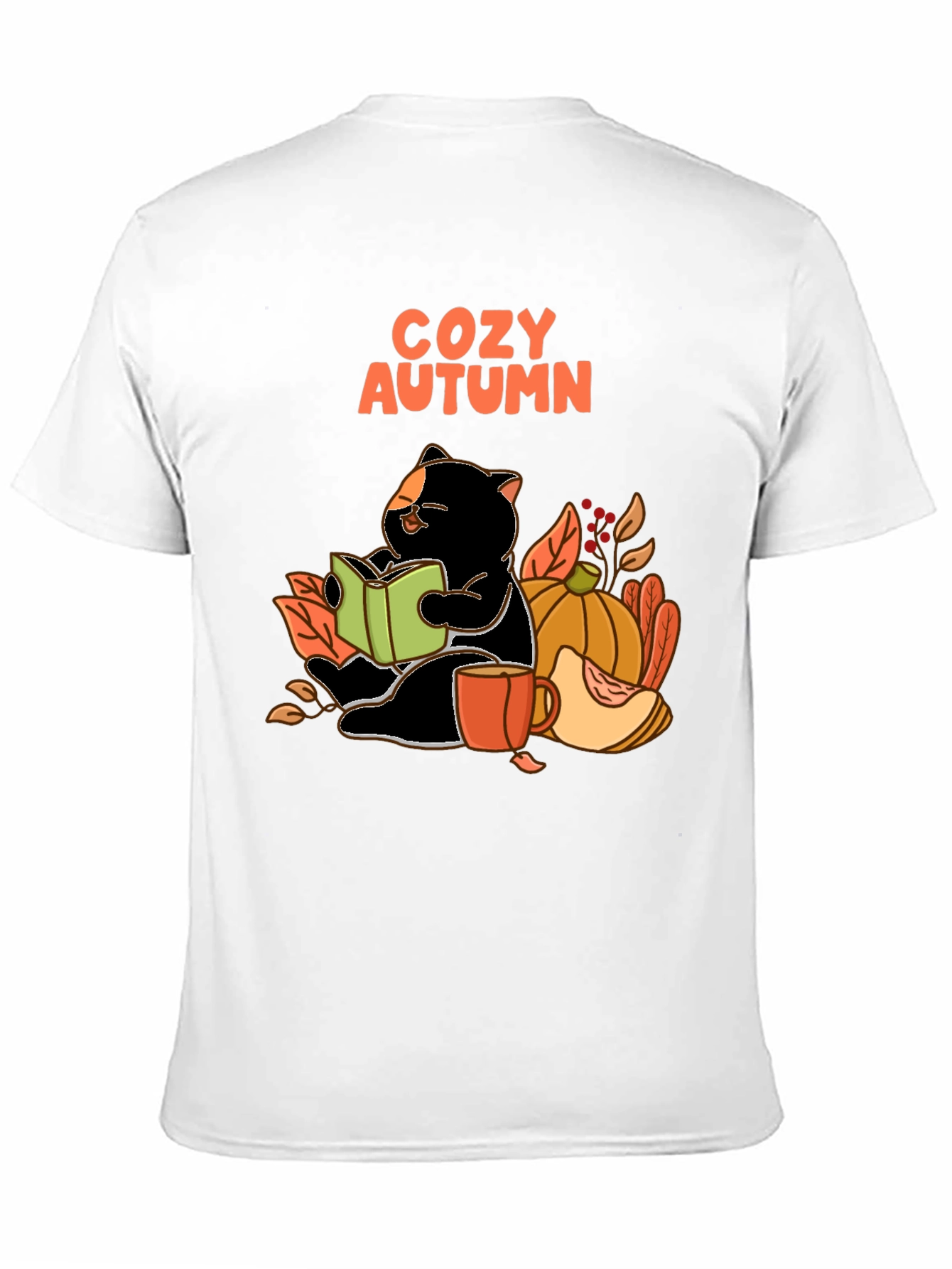 Cozy Autumn Cat T-Shirt