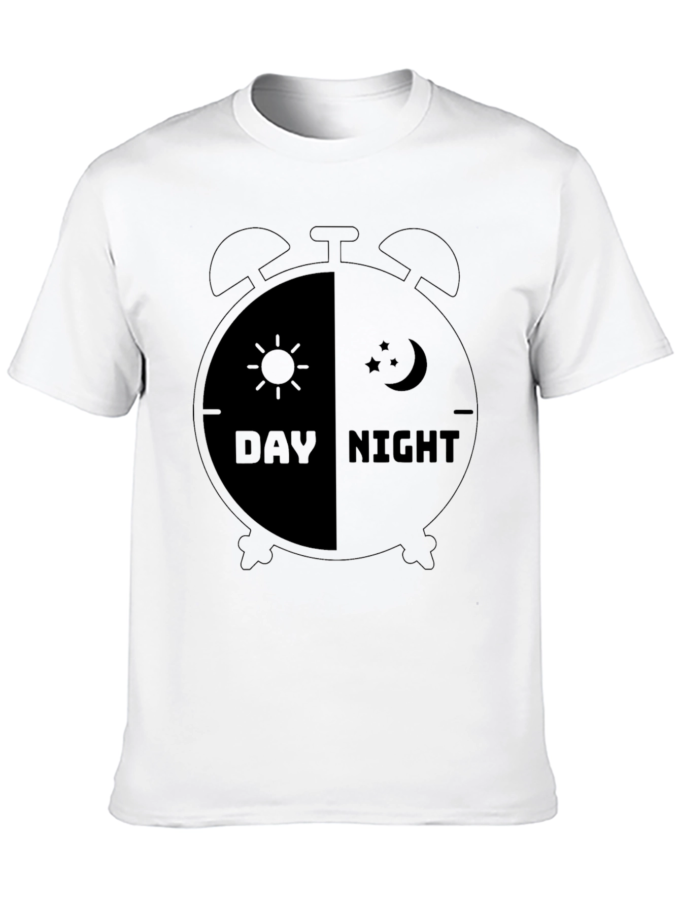 Day Night T-Shirt - Time Duality Tee