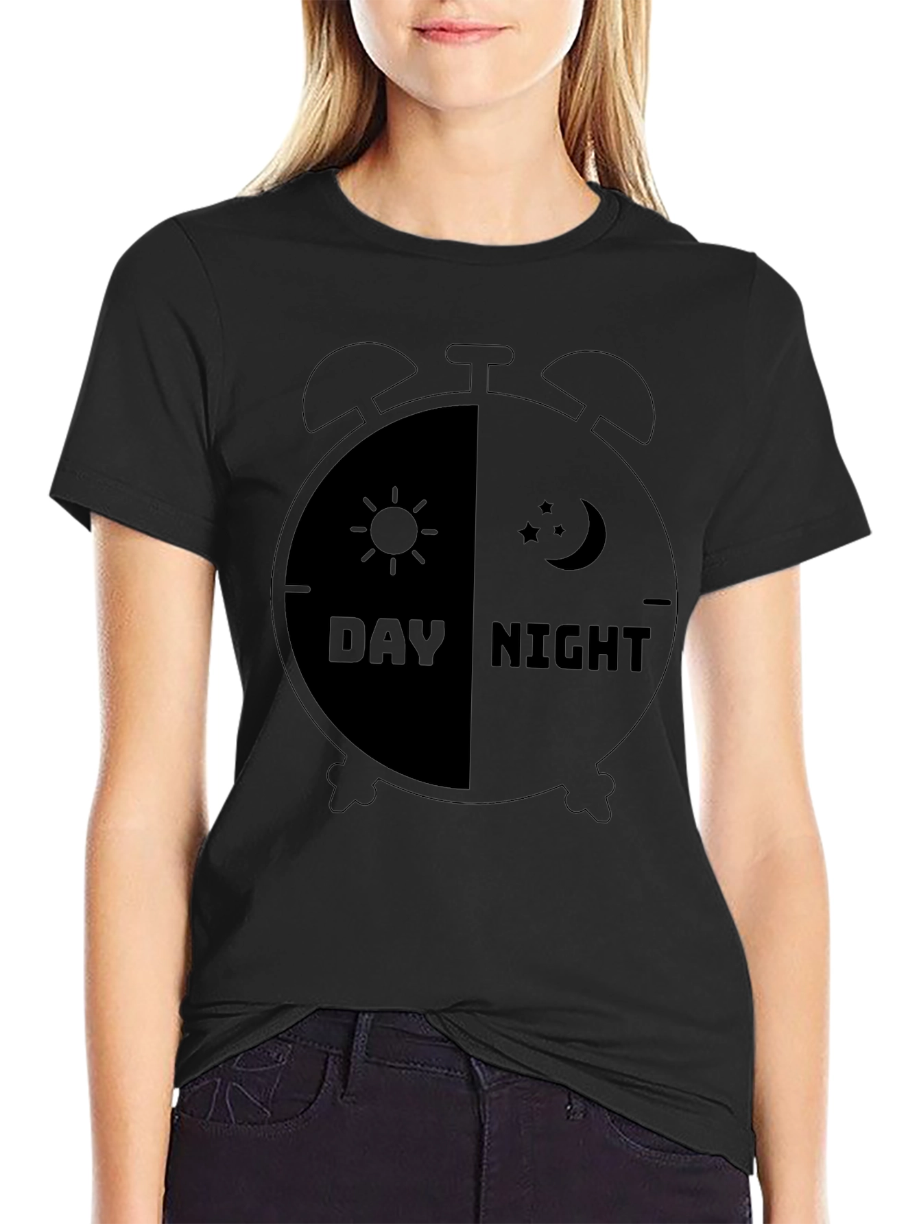 Day Night T-Shirt - Time Duality Tee