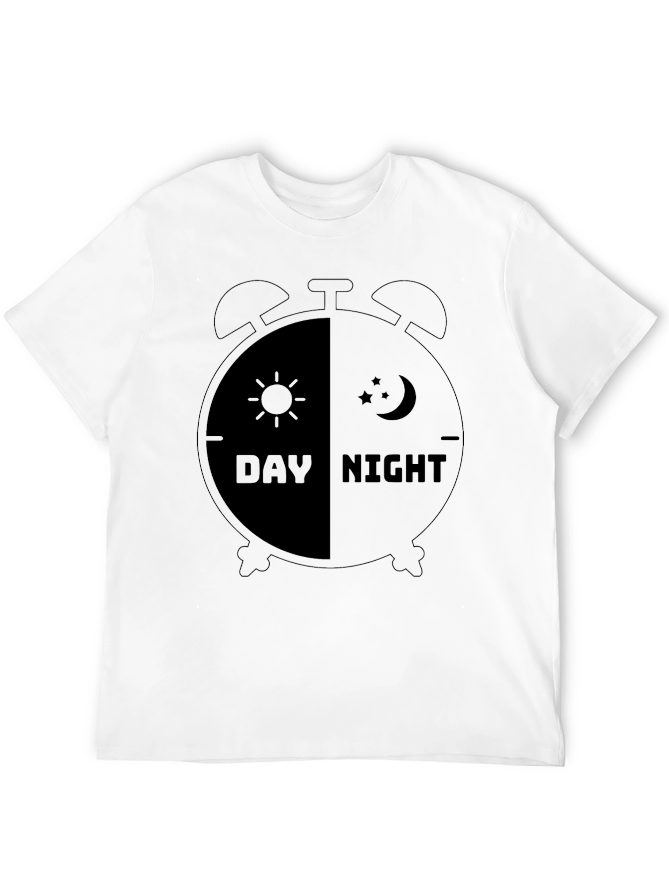 Day Night T-Shirt - Time Duality Tee