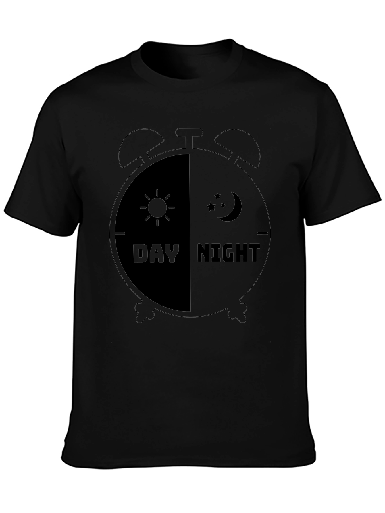 Day Night T-Shirt - Time Duality Tee