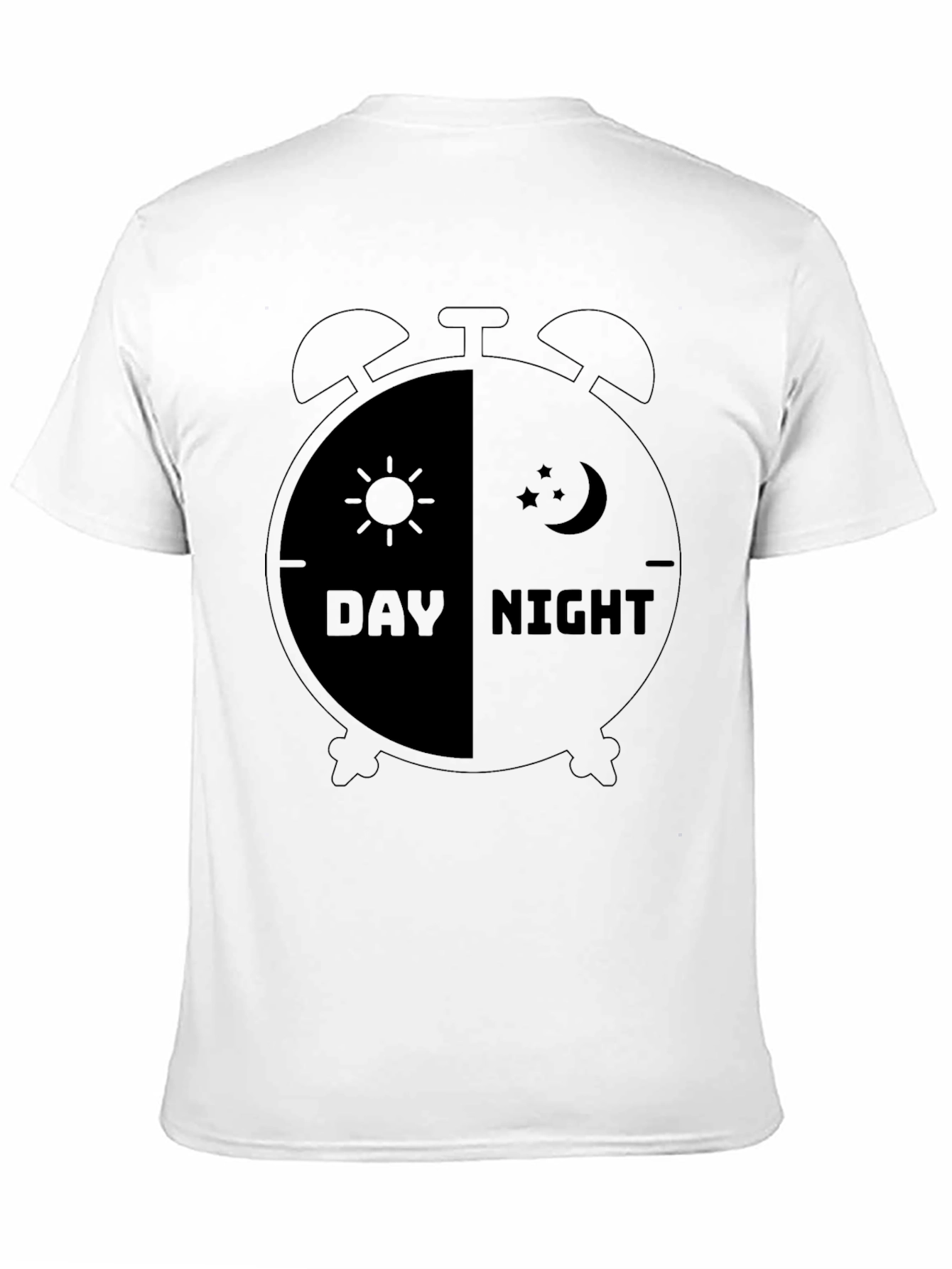 Day Night T-Shirt - Time Duality Tee