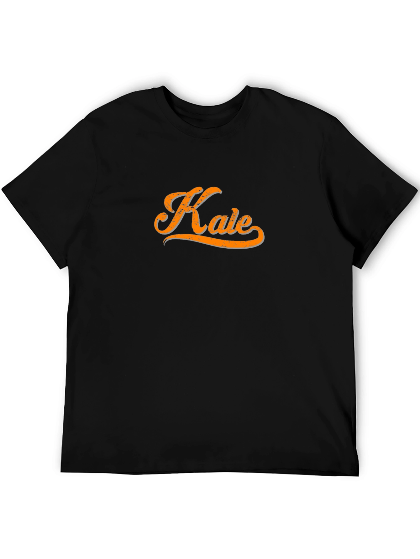 Kale Retro Style T-Shirt - Black