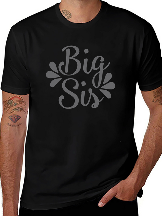 Big Sis Graphic Tee - Sister Pride T-Shirt